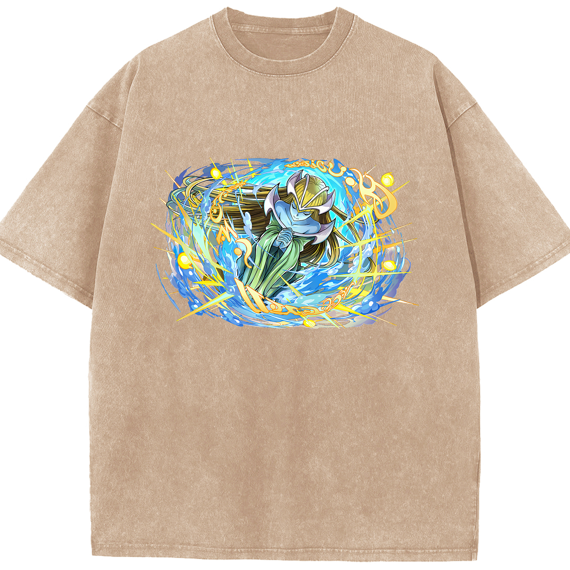 （画像用） 遊☆戯☆王 Yu-Gi-Oh! 綿100% ヴィンテージ風 半袖Tシャツ（フロントプリント）