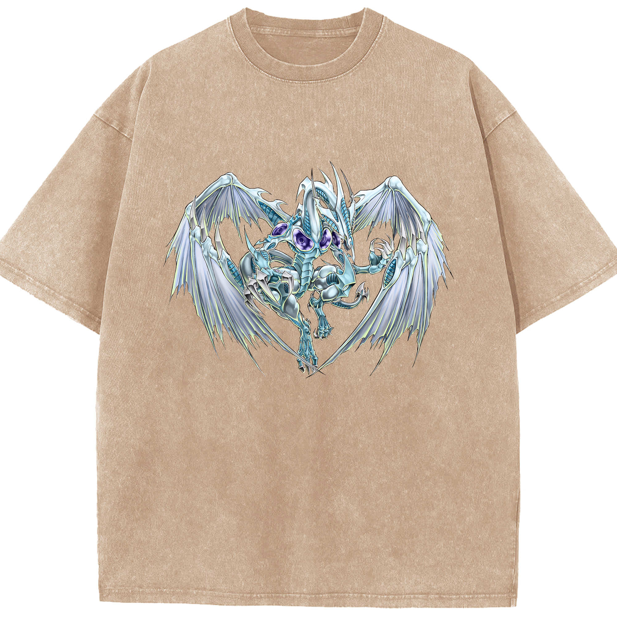 （画像用） 遊☆戯☆王 Yu-Gi-Oh! 綿100% ヴィンテージ風 半袖Tシャツ（フロントプリント）