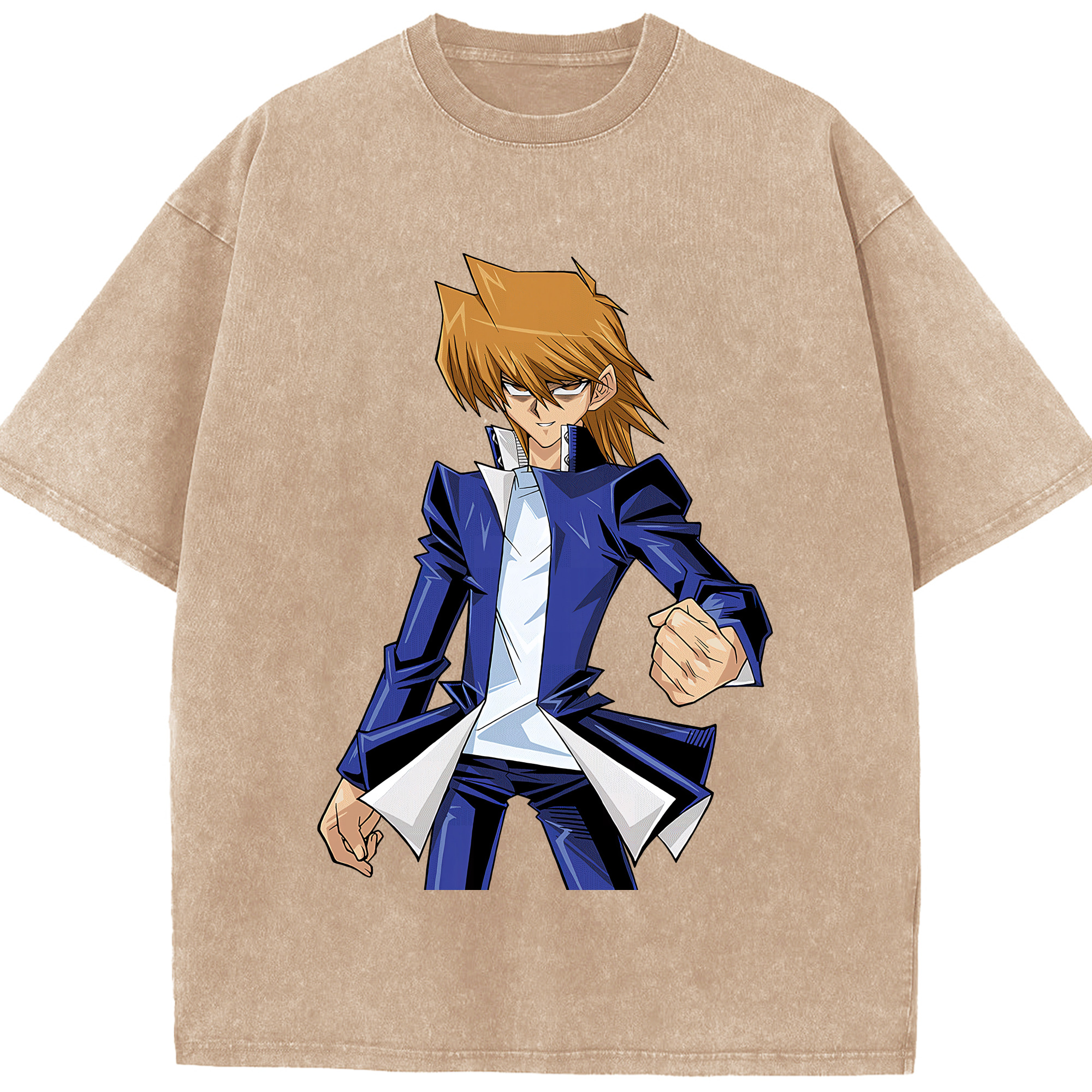 （画像用） 遊☆戯☆王 Yu-Gi-Oh! 綿100% ヴィンテージ風 半袖Tシャツ（フロントプリント）