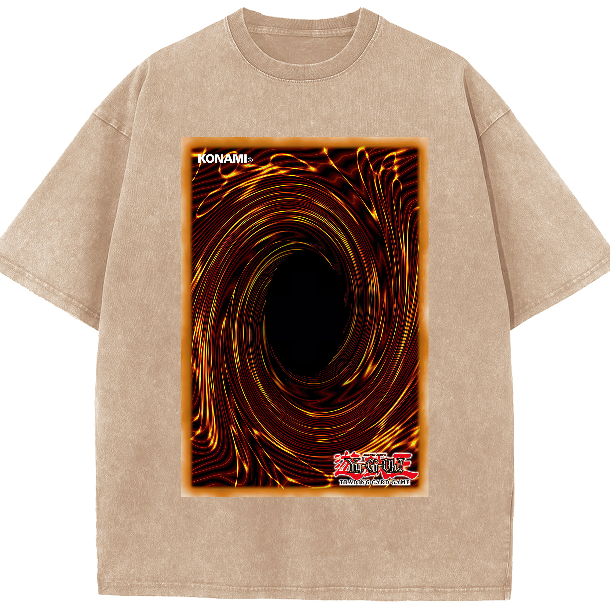 （画像用） 遊☆戯☆王 Yu-Gi-Oh! 綿100% ヴィンテージ風 半袖Tシャツ（フロントプリント）