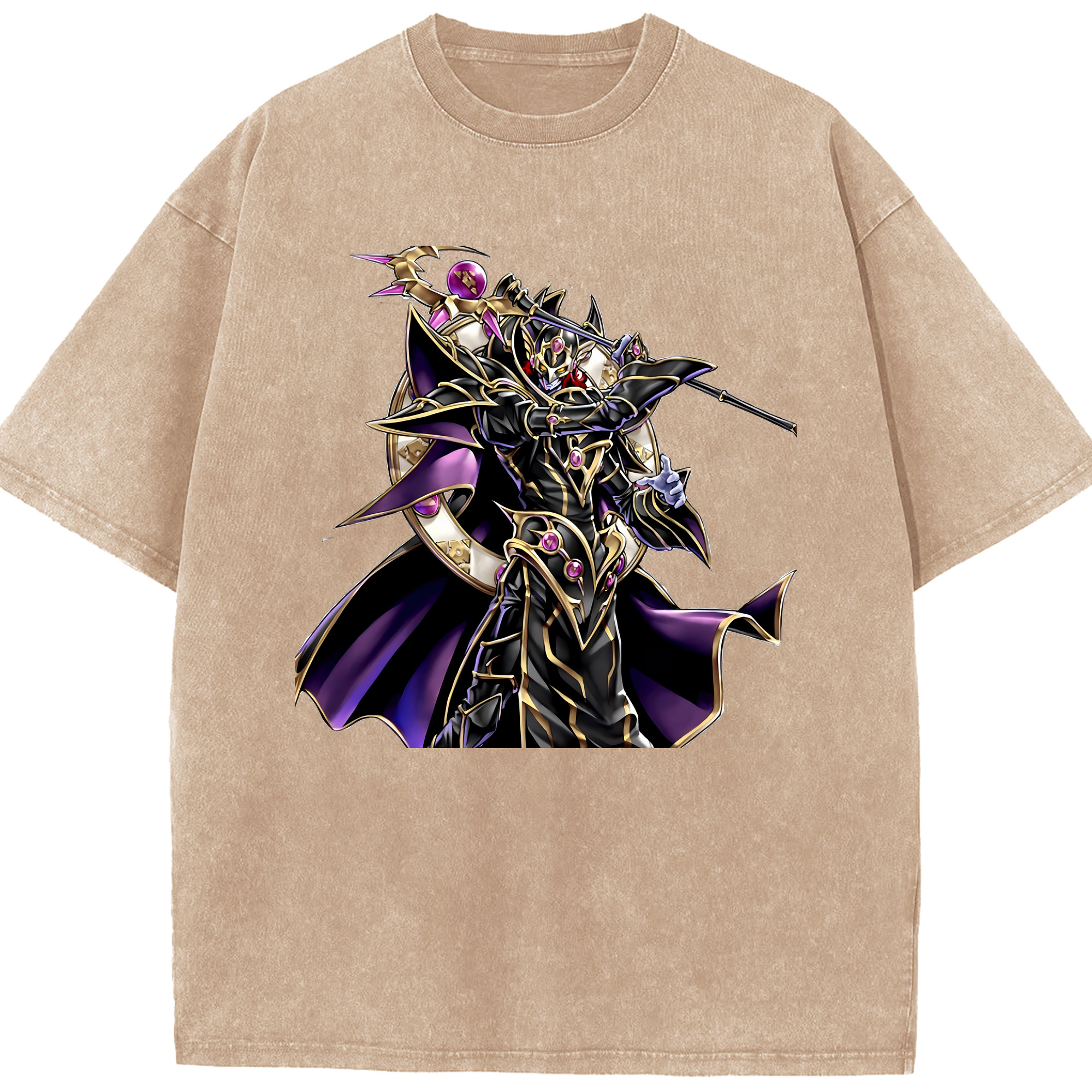 （画像用） 遊☆戯☆王 Yu-Gi-Oh! 綿100% ヴィンテージ風 半袖Tシャツ（フロントプリント）