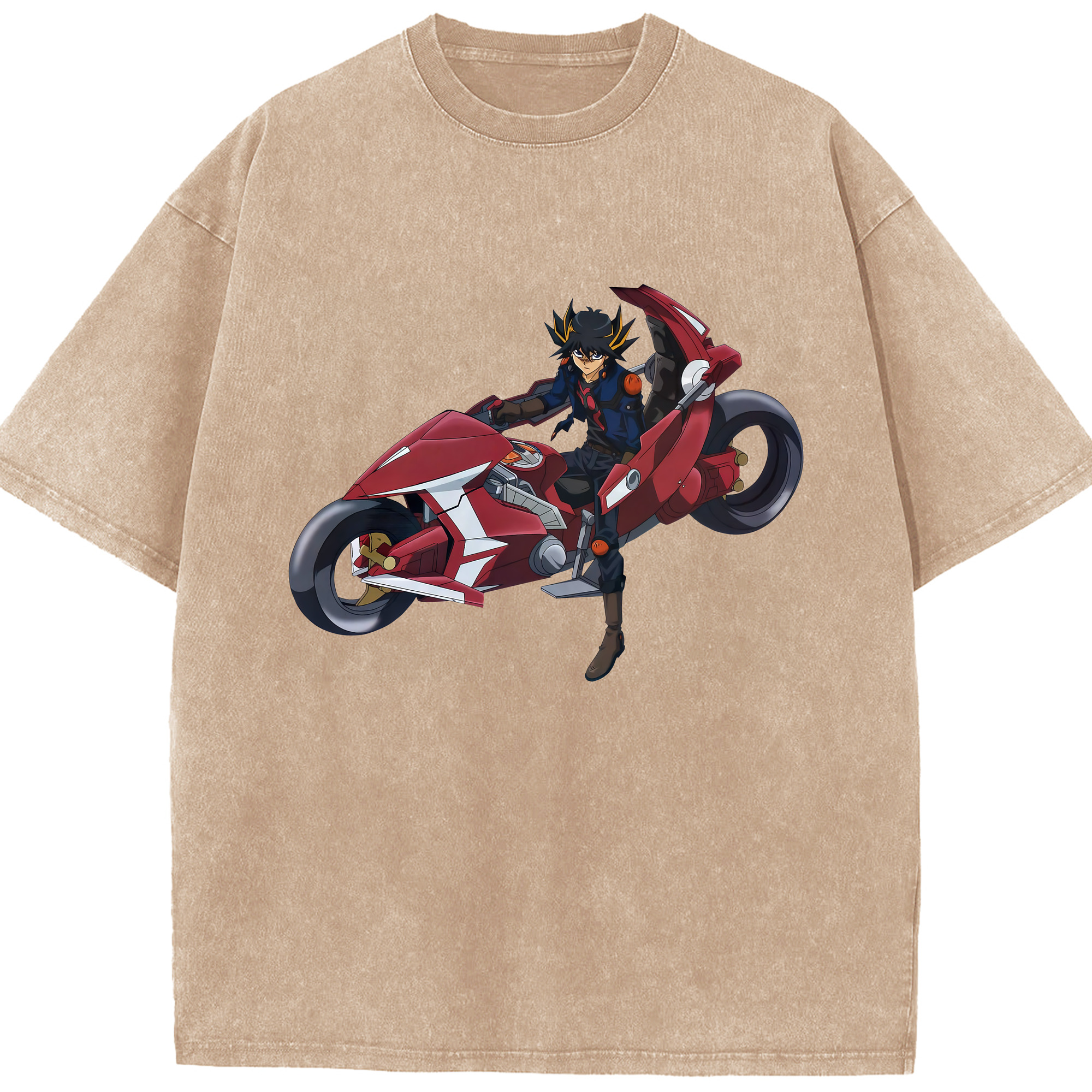 （画像用） 遊☆戯☆王 Yu-Gi-Oh! 綿100% ヴィンテージ風 半袖Tシャツ（フロントプリント）