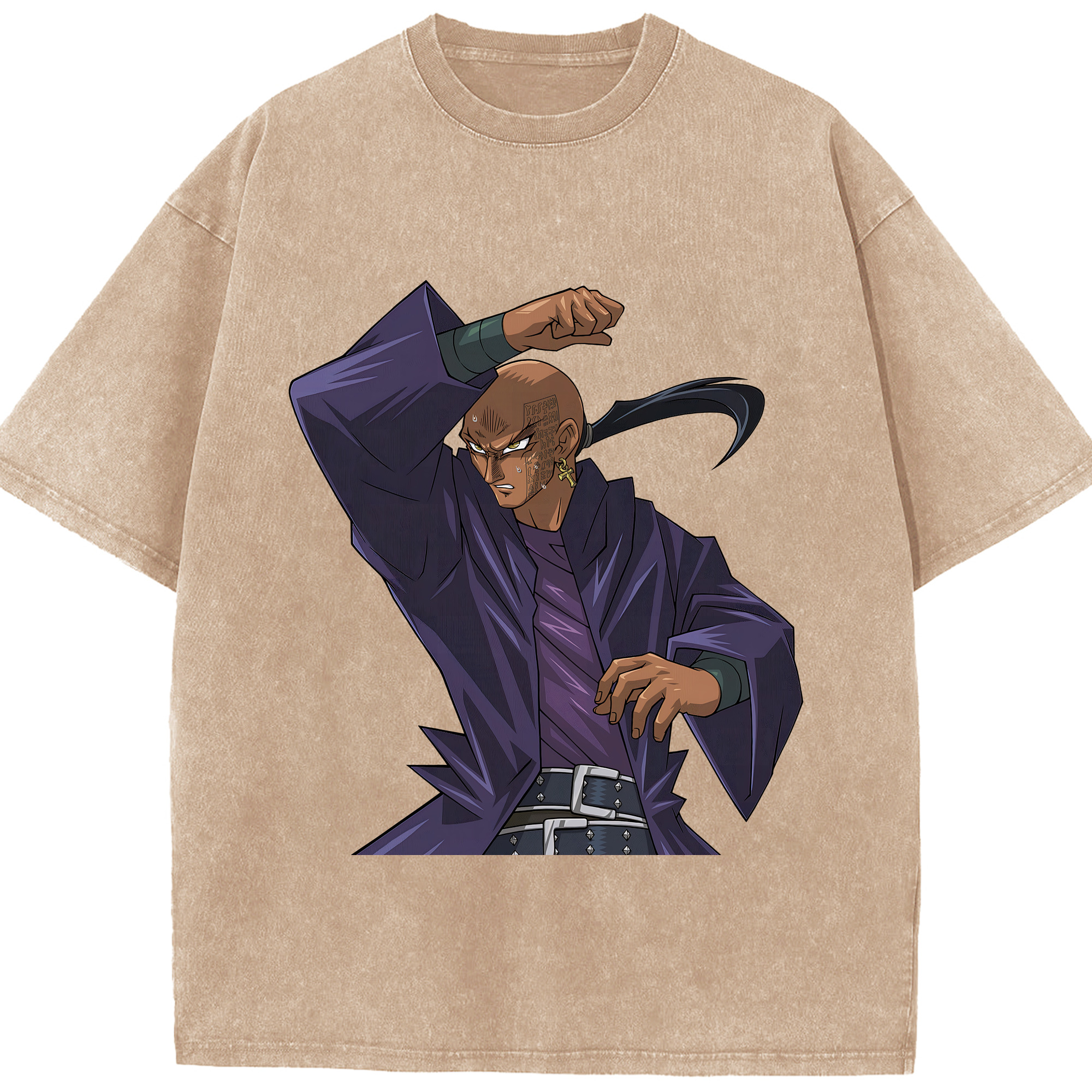 （画像用） 遊☆戯☆王 Yu-Gi-Oh! 綿100% ヴィンテージ風 半袖Tシャツ（フロントプリント）