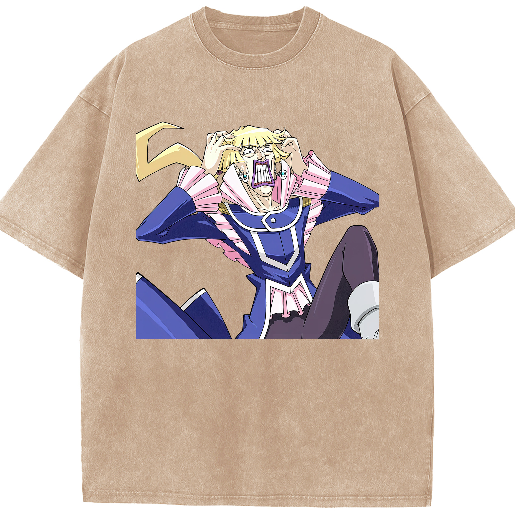 （画像用） 遊☆戯☆王 Yu-Gi-Oh! 綿100% ヴィンテージ風 半袖Tシャツ（フロントプリント）