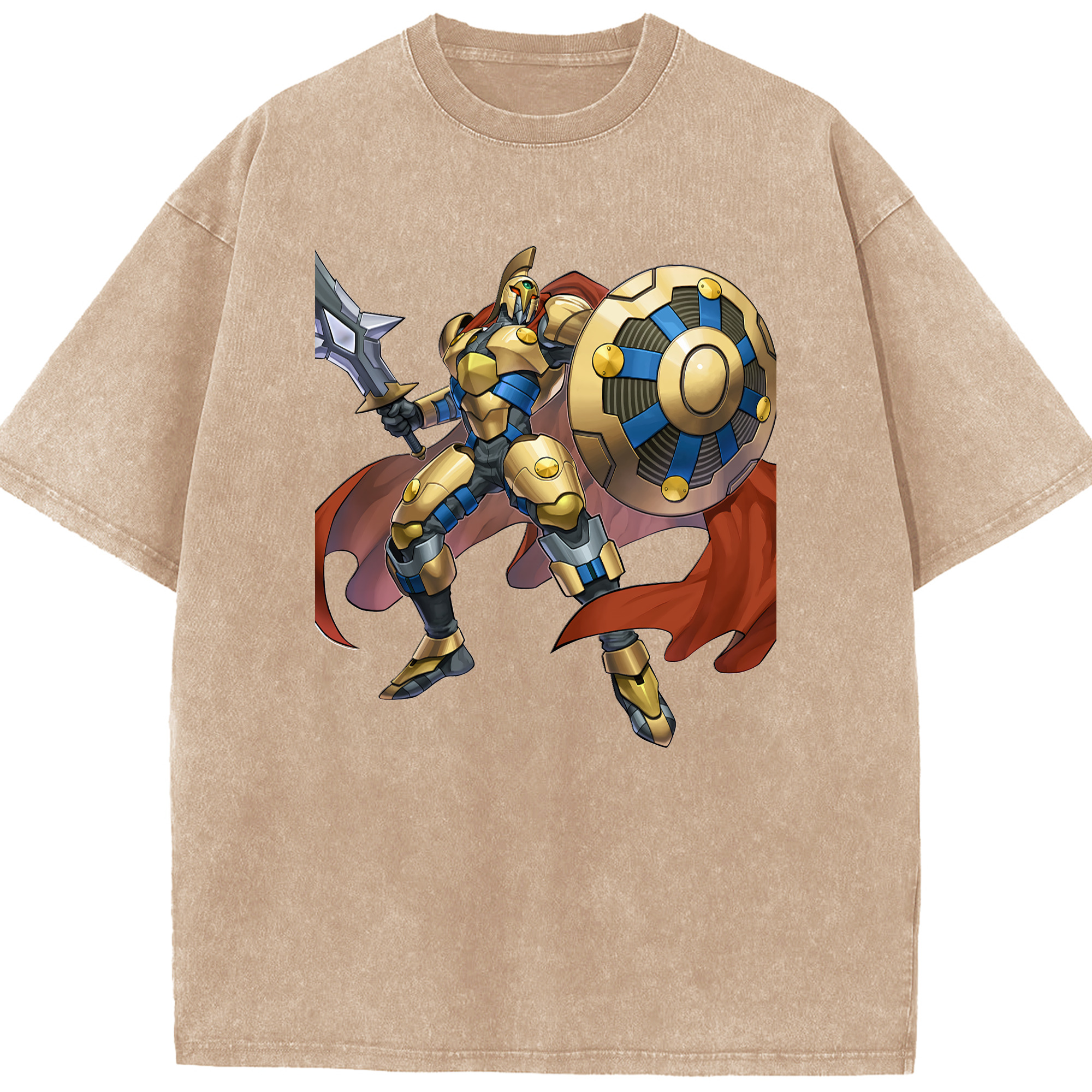 （画像用） 遊☆戯☆王 Yu-Gi-Oh! 綿100% ヴィンテージ風 半袖Tシャツ（フロントプリント）