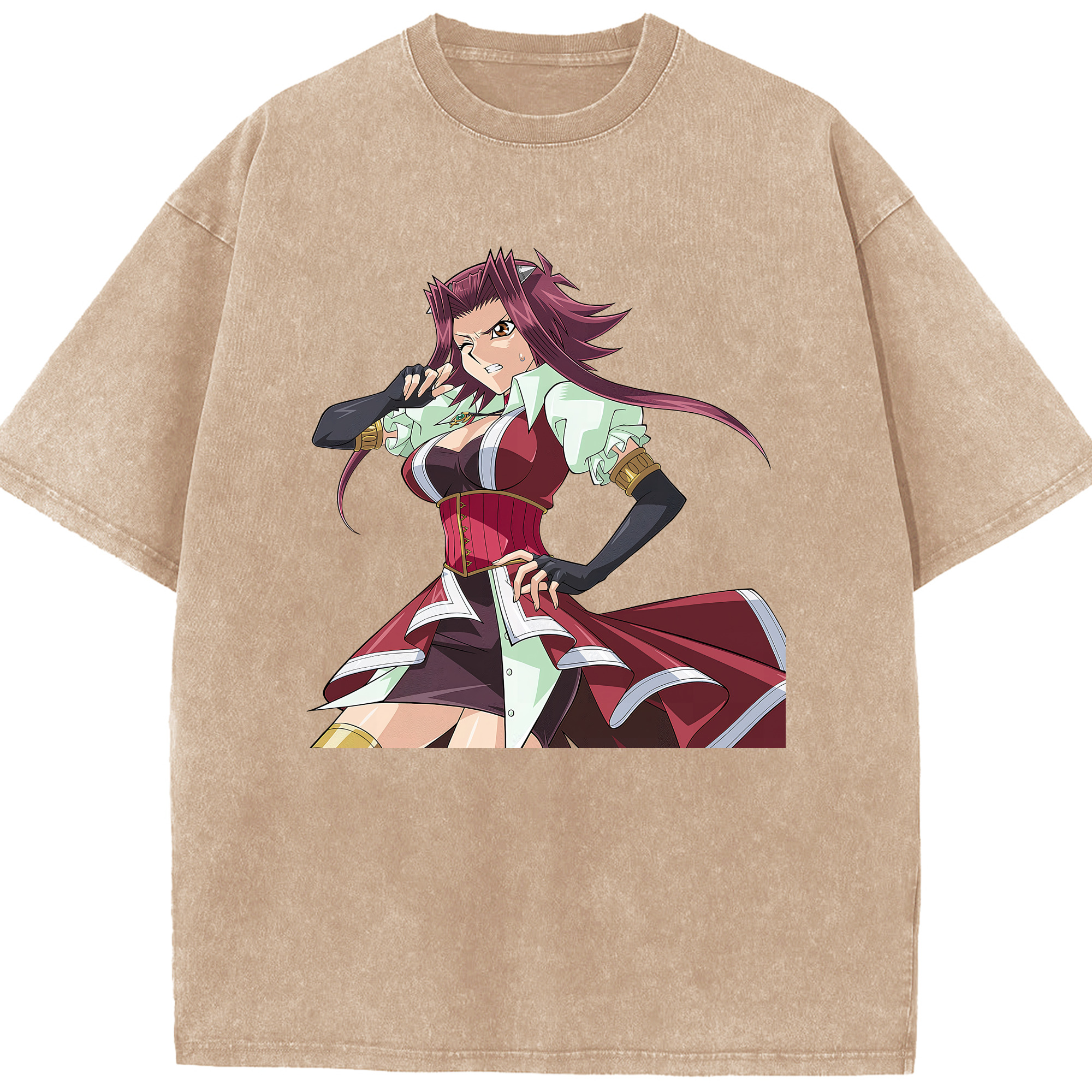 （画像用） 遊☆戯☆王 Yu-Gi-Oh! 綿100% ヴィンテージ風 半袖Tシャツ（フロントプリント）