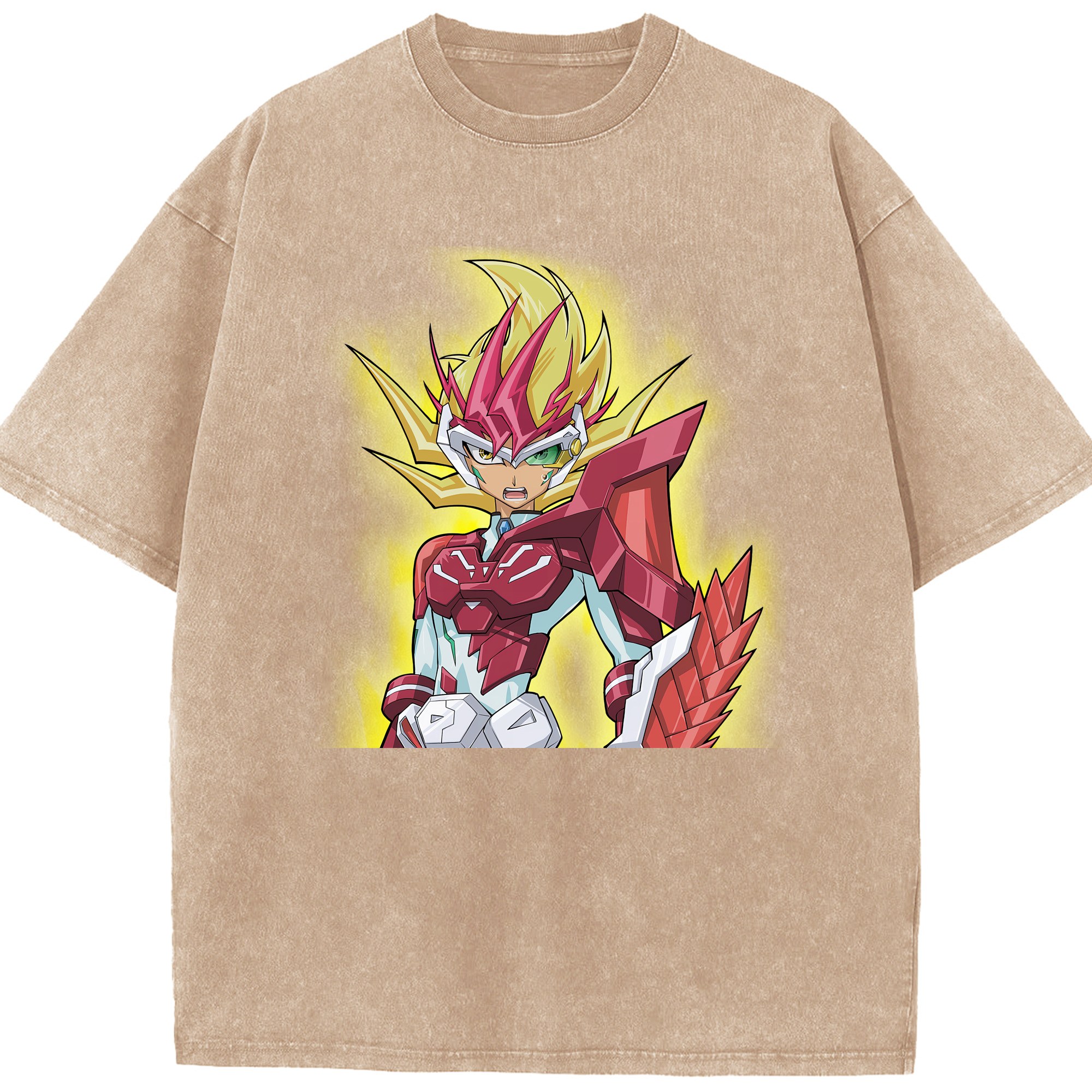 （画像用） 遊☆戯☆王 Yu-Gi-Oh! 綿100% ヴィンテージ風 半袖Tシャツ（フロントプリント）
