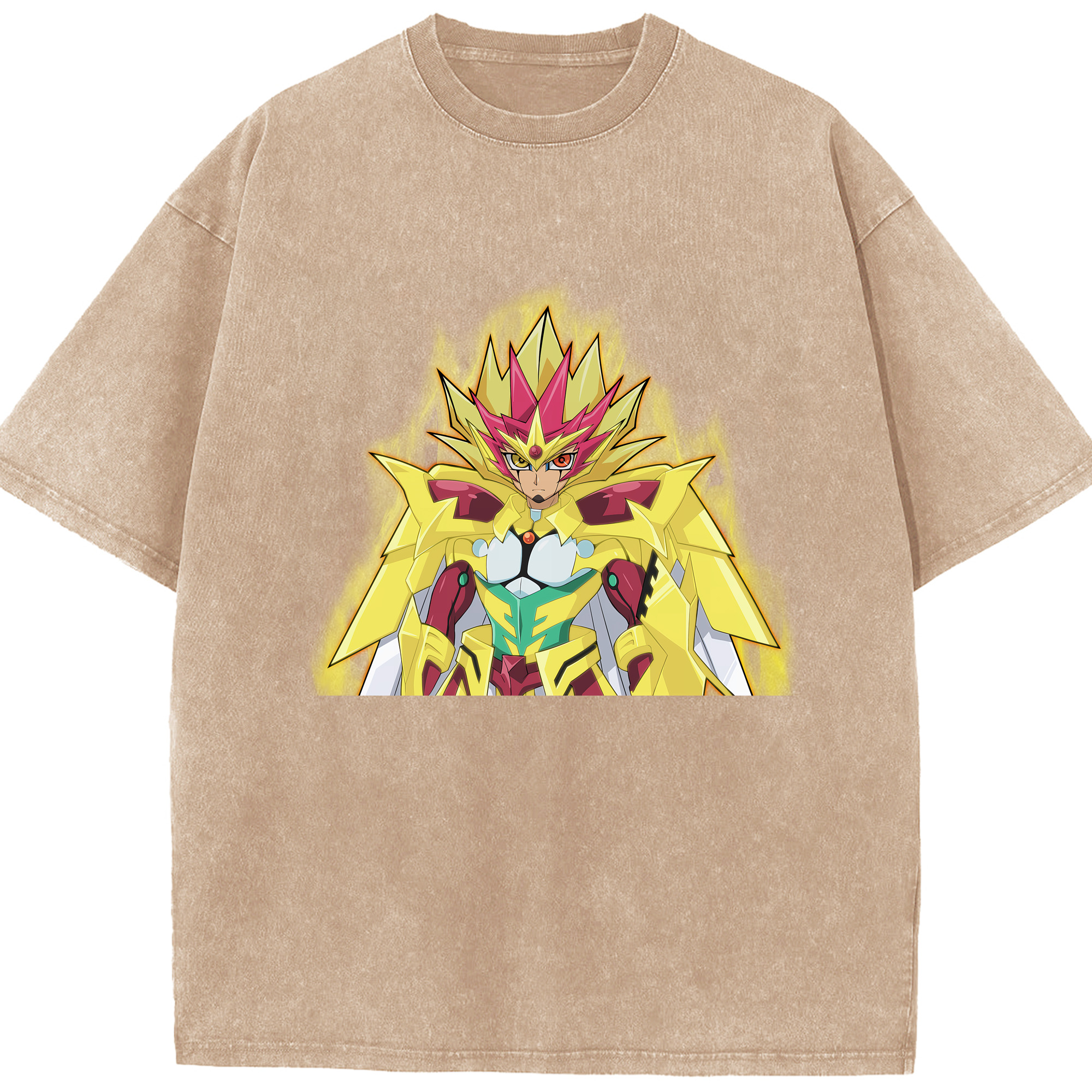 （画像用） 遊☆戯☆王 Yu-Gi-Oh! 綿100% ヴィンテージ風 半袖Tシャツ（フロントプリント）