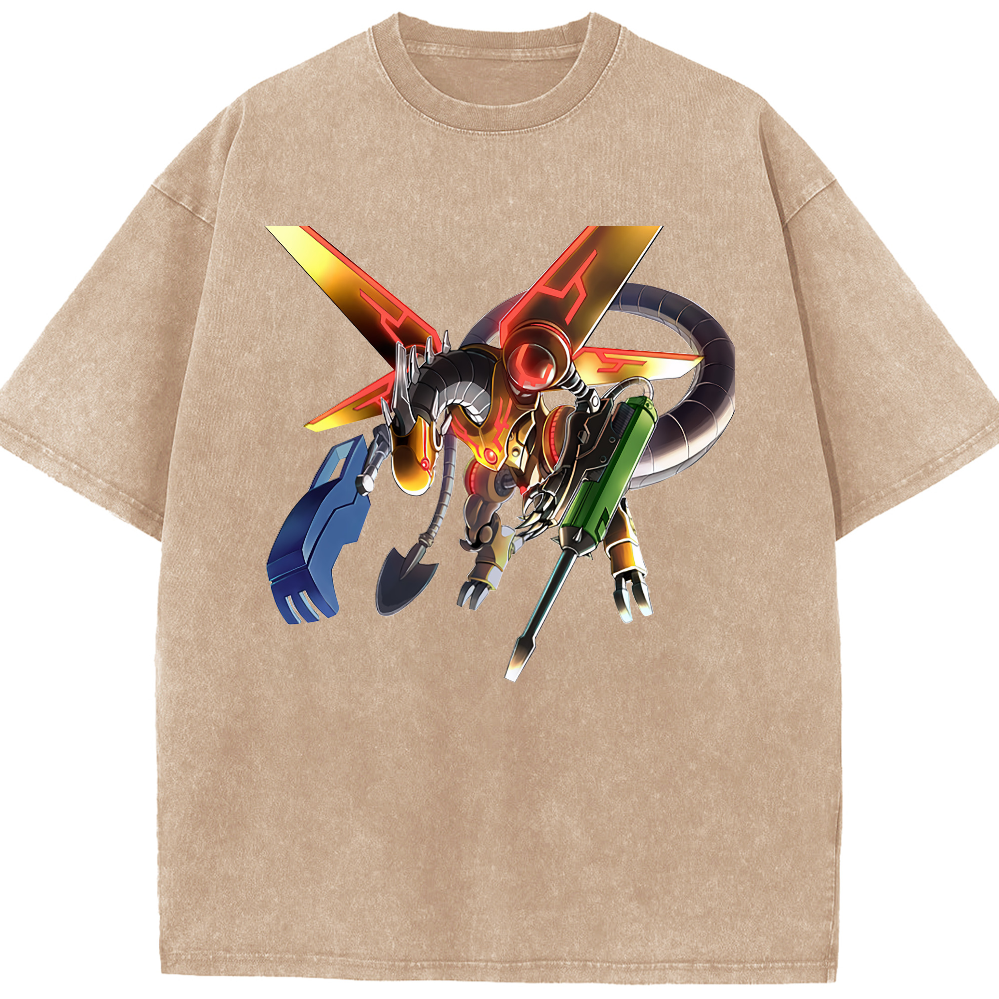 （画像用） 遊☆戯☆王 Yu-Gi-Oh! 綿100% ヴィンテージ風 半袖Tシャツ（フロントプリント）