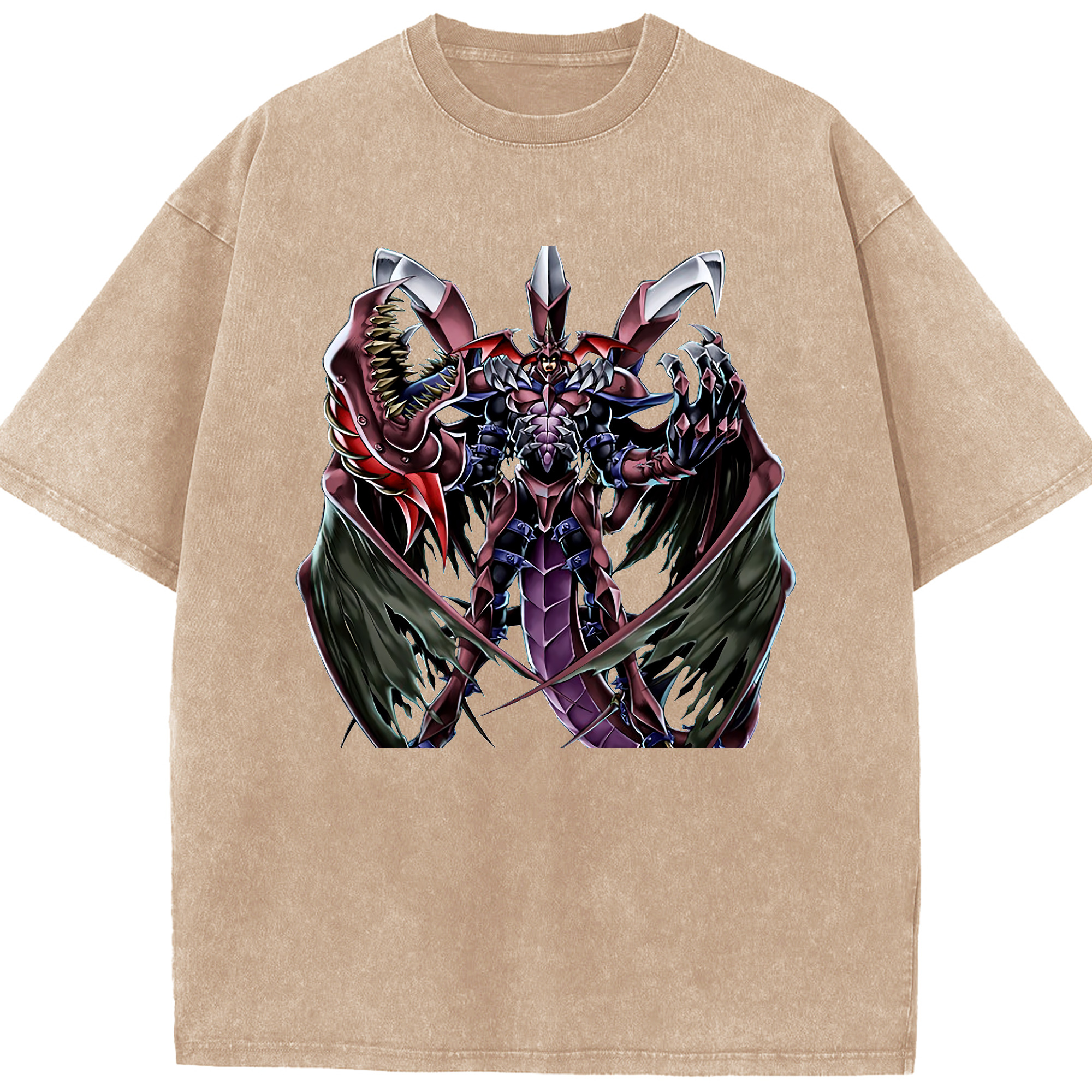 （画像用） 遊☆戯☆王 Yu-Gi-Oh! 綿100% ヴィンテージ風 半袖Tシャツ（フロントプリント）