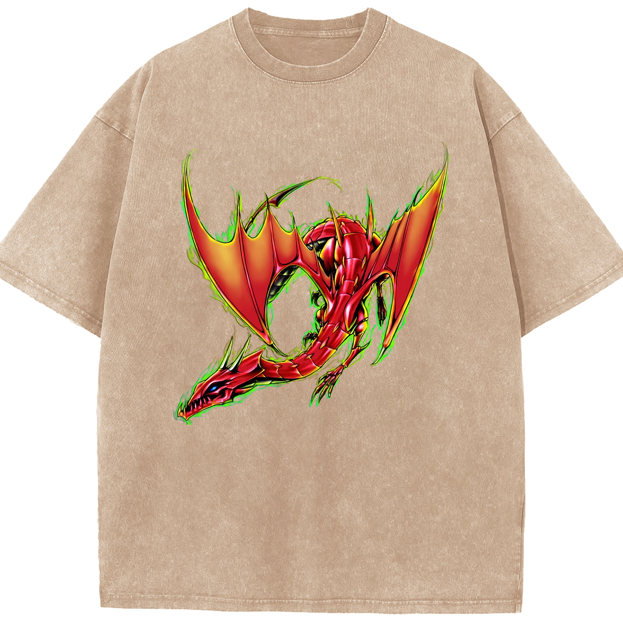 （画像用） 遊☆戯☆王 Yu-Gi-Oh! 綿100% ヴィンテージ風 半袖Tシャツ（フロントプリント）