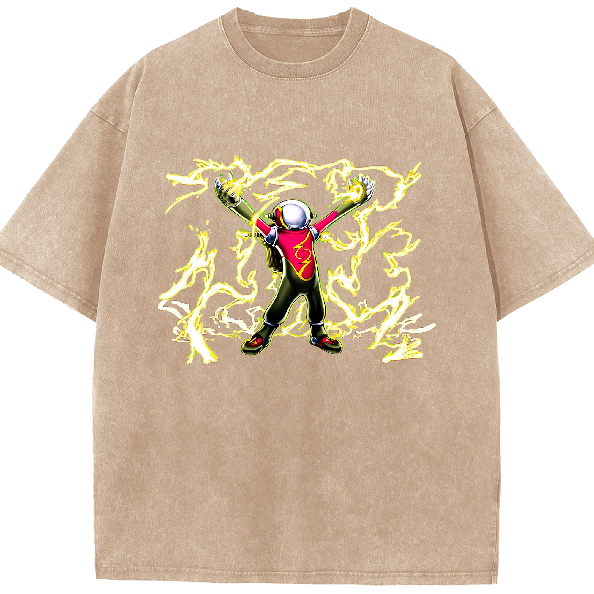 （画像用） 遊☆戯☆王 Yu-Gi-Oh! 綿100% ヴィンテージ風 半袖Tシャツ（フロントプリント）