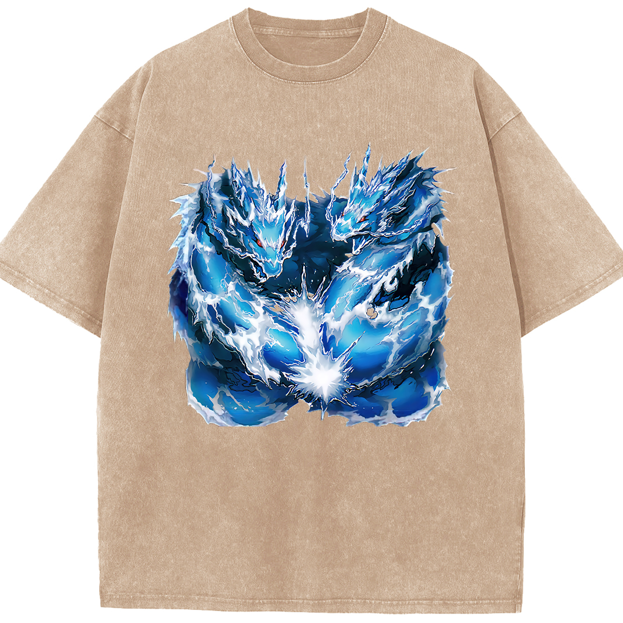 （画像用） 遊☆戯☆王 Yu-Gi-Oh! 綿100% ヴィンテージ風 半袖Tシャツ（フロントプリント）