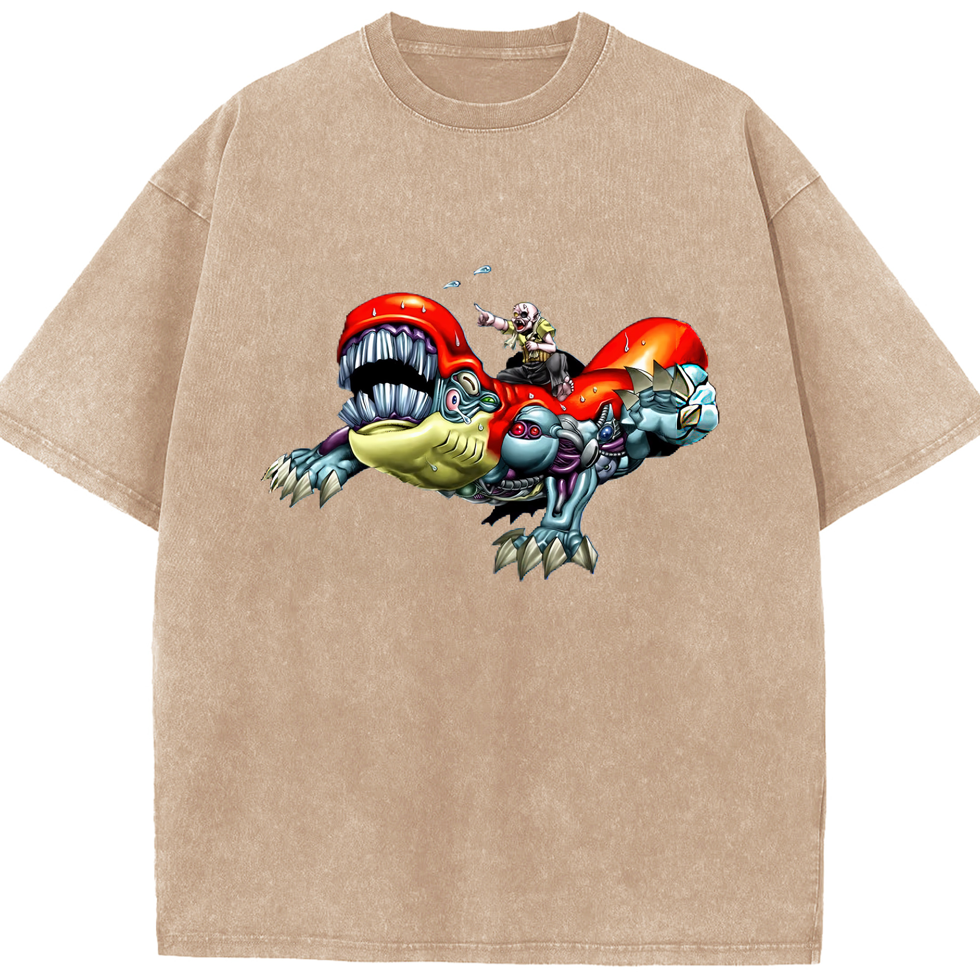 （画像用） 遊☆戯☆王 Yu-Gi-Oh! 綿100% ヴィンテージ風 半袖Tシャツ（フロントプリント）