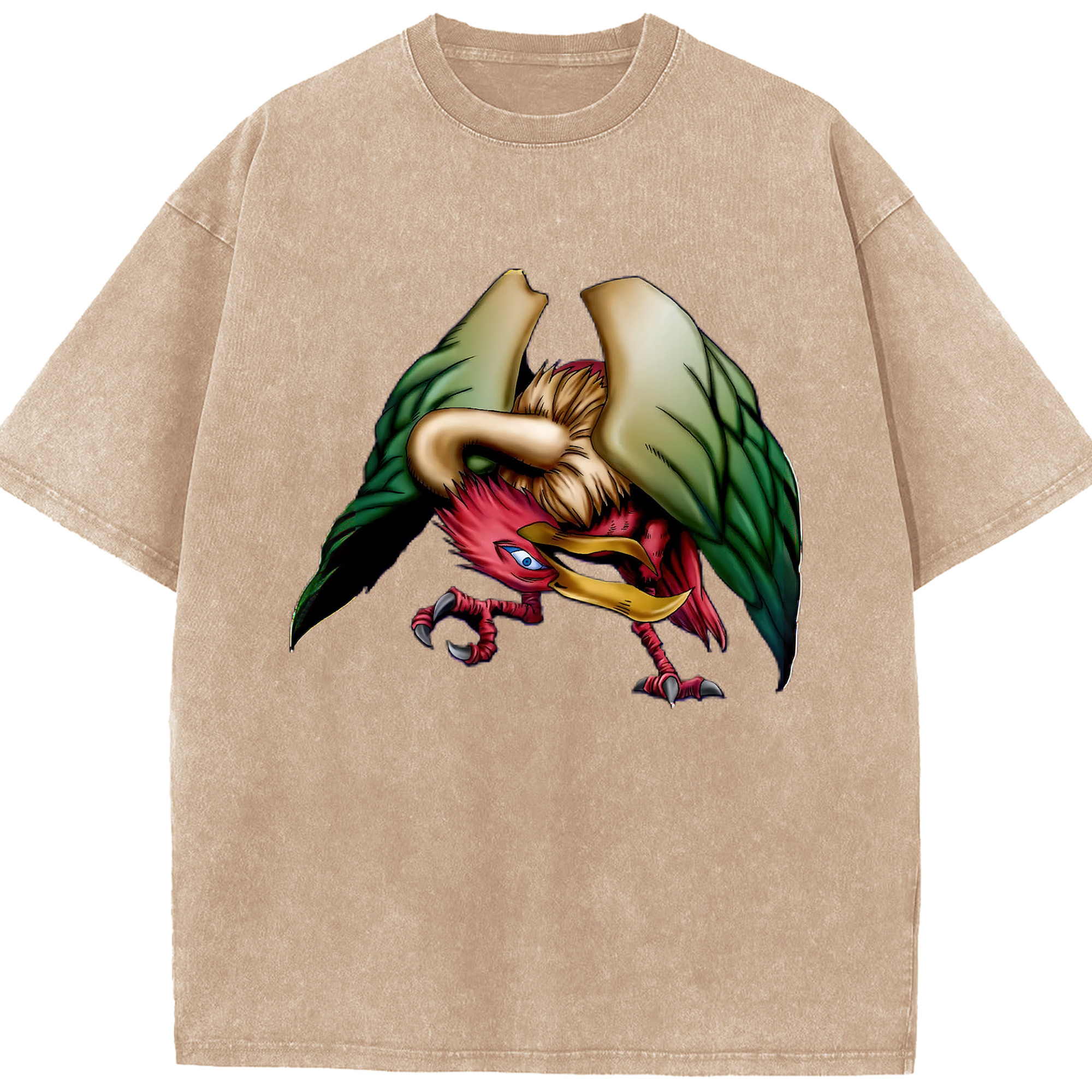 （画像用） 遊☆戯☆王 Yu-Gi-Oh! 綿100% ヴィンテージ風 半袖Tシャツ（フロントプリント）