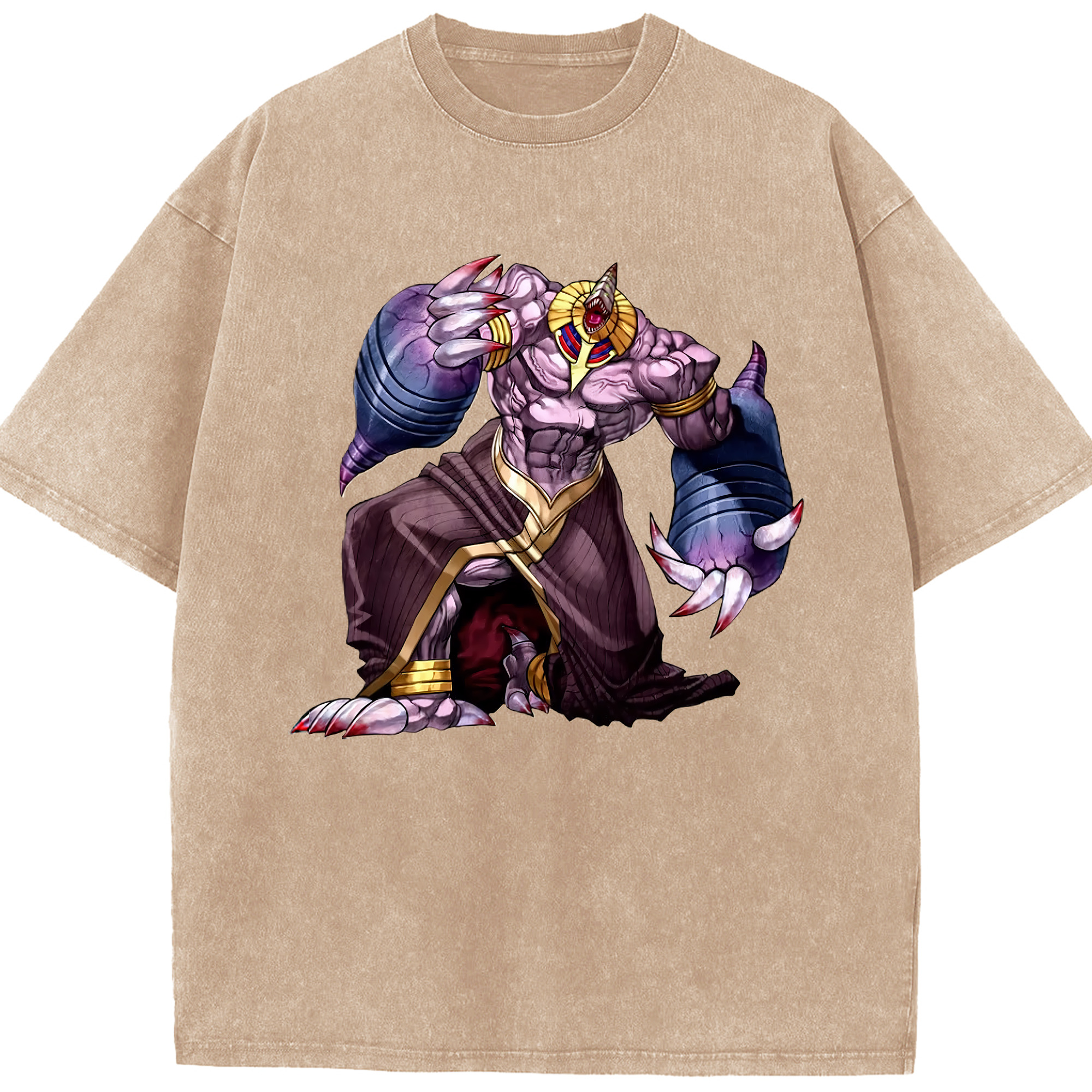 （画像用） 遊☆戯☆王 Yu-Gi-Oh! 綿100% ヴィンテージ風 半袖Tシャツ（フロントプリント）