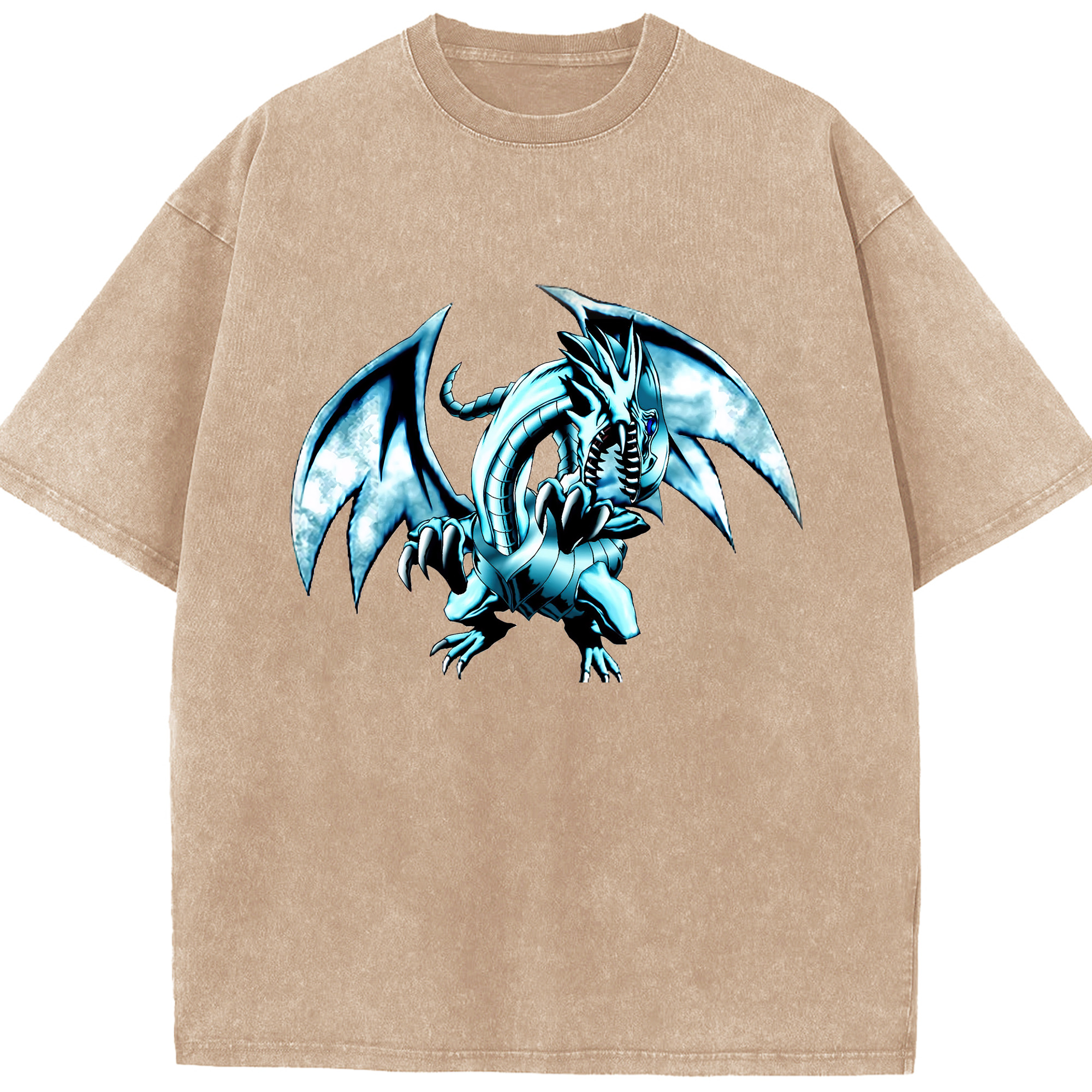 （画像用） 遊☆戯☆王 Yu-Gi-Oh! 綿100% ヴィンテージ風 半袖Tシャツ（フロントプリント）