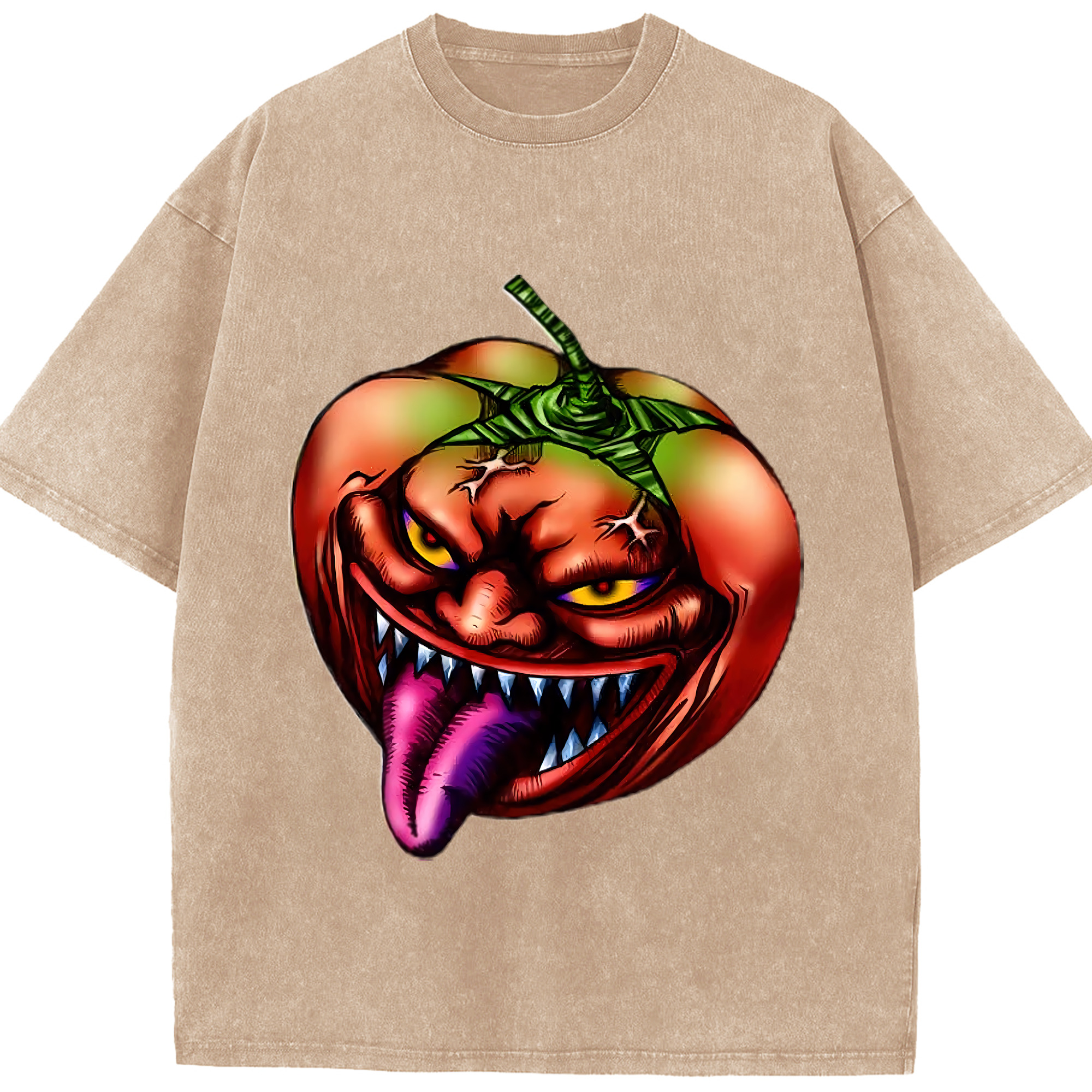 （画像用） 遊☆戯☆王 Yu-Gi-Oh! 綿100% ヴィンテージ風 半袖Tシャツ（フロントプリント）