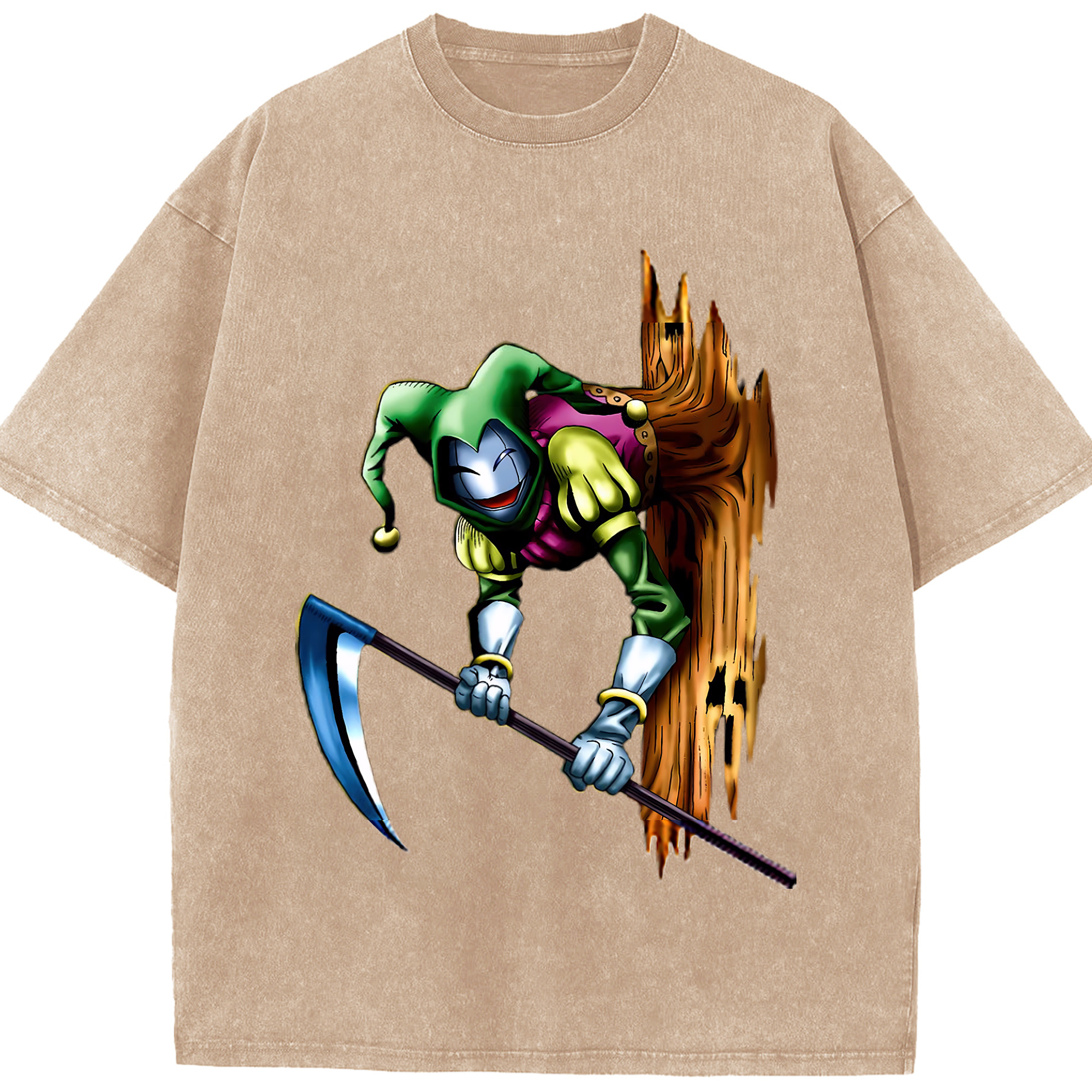 （画像用） 遊☆戯☆王 Yu-Gi-Oh! 綿100% ヴィンテージ風 半袖Tシャツ（フロントプリント）
