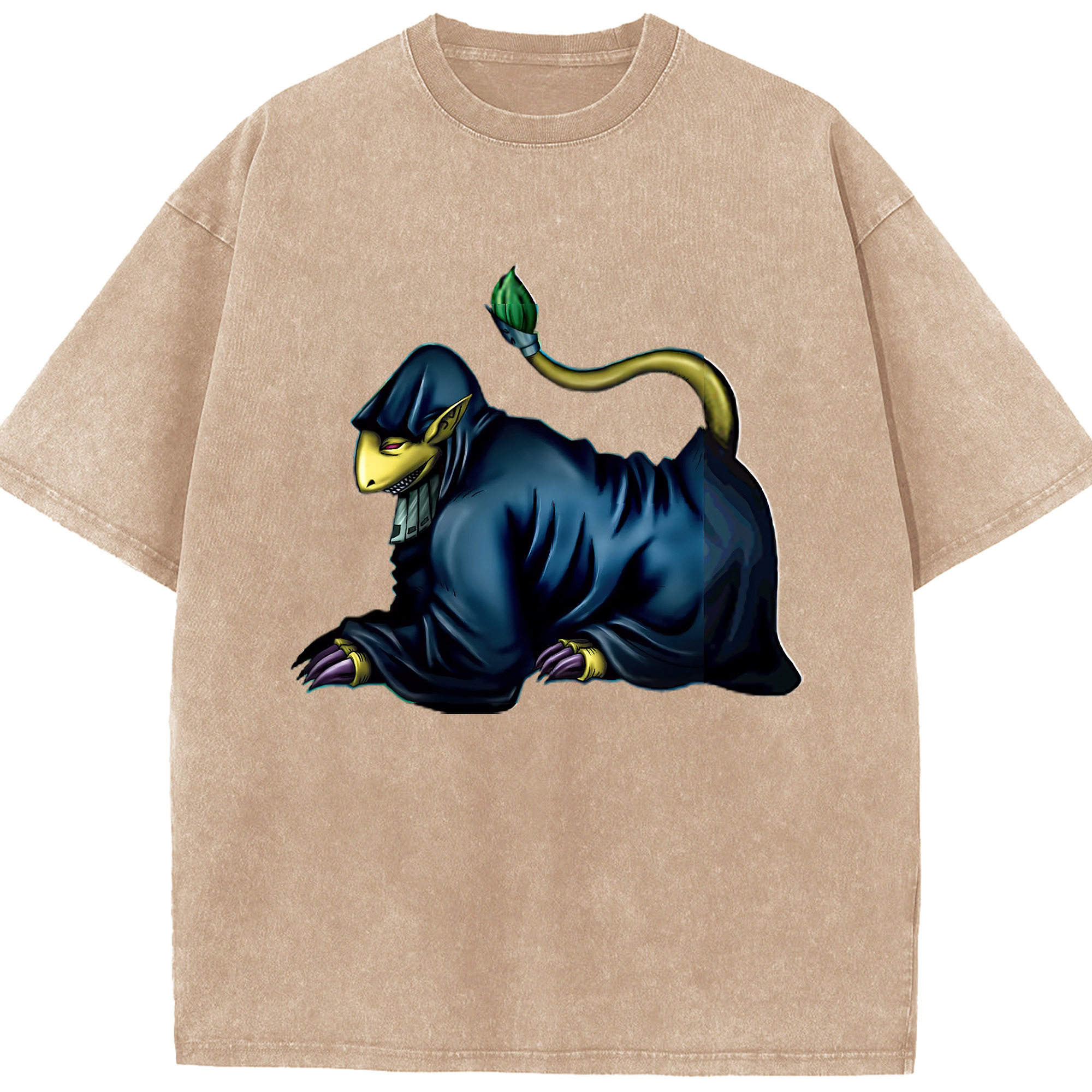 （画像用） 遊☆戯☆王 Yu-Gi-Oh! 綿100% ヴィンテージ風 半袖Tシャツ（フロントプリント）
