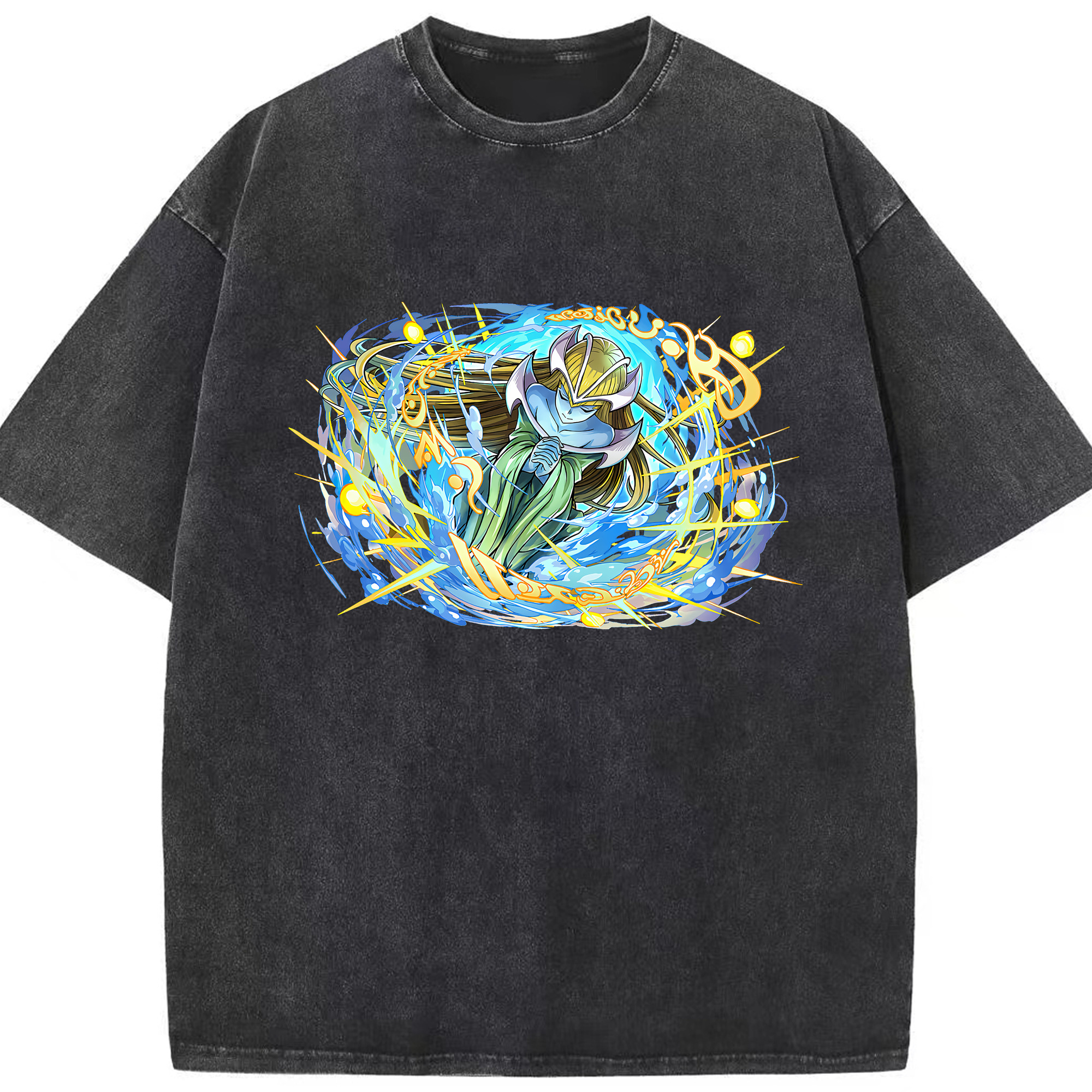 （画像用） 遊☆戯☆王 Yu-Gi-Oh! 綿100% ヴィンテージ風 半袖Tシャツ（フロントプリント）