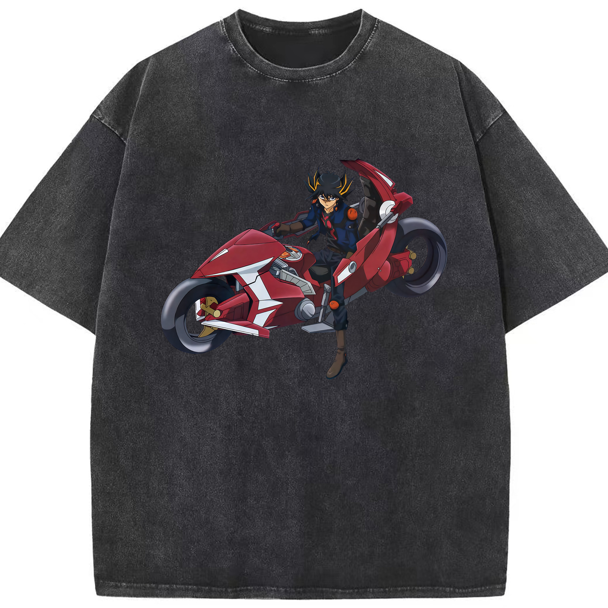 （画像用） 遊☆戯☆王 Yu-Gi-Oh! 綿100% ヴィンテージ風 半袖Tシャツ（フロントプリント）