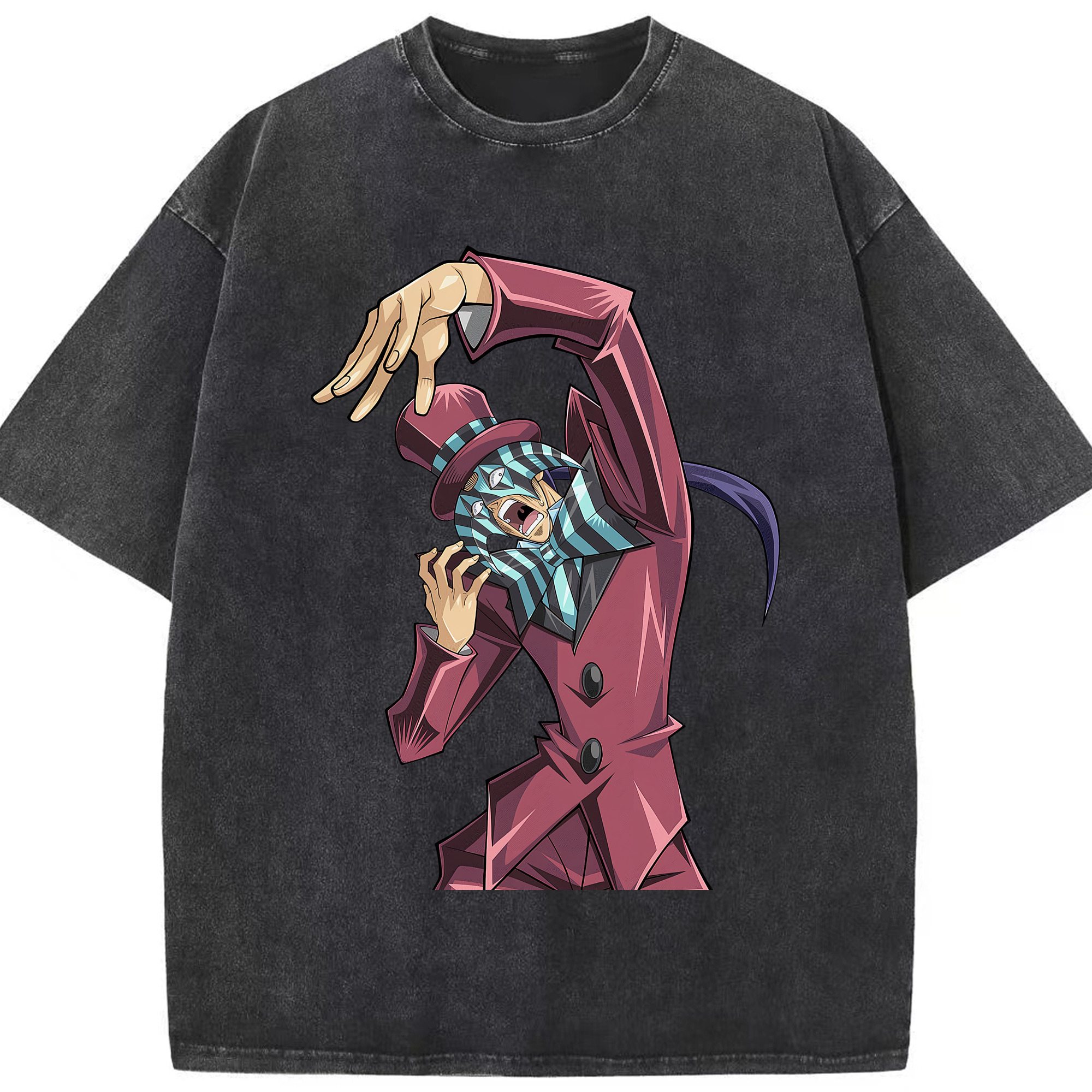（画像用） 遊☆戯☆王 Yu-Gi-Oh! 綿100% ヴィンテージ風 半袖Tシャツ（フロントプリント）