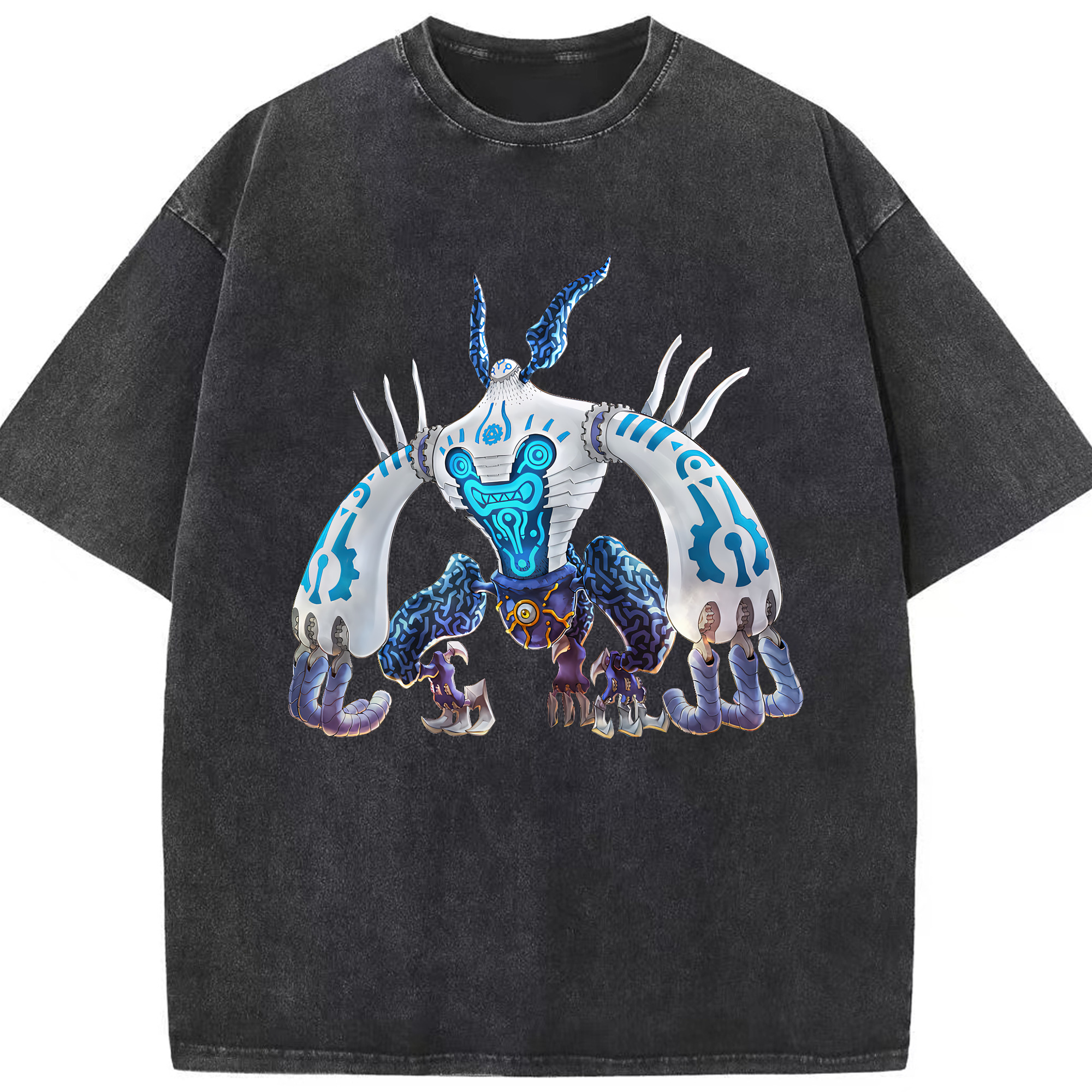 （画像用） 遊☆戯☆王 Yu-Gi-Oh! 綿100% ヴィンテージ風 半袖Tシャツ（フロントプリント）