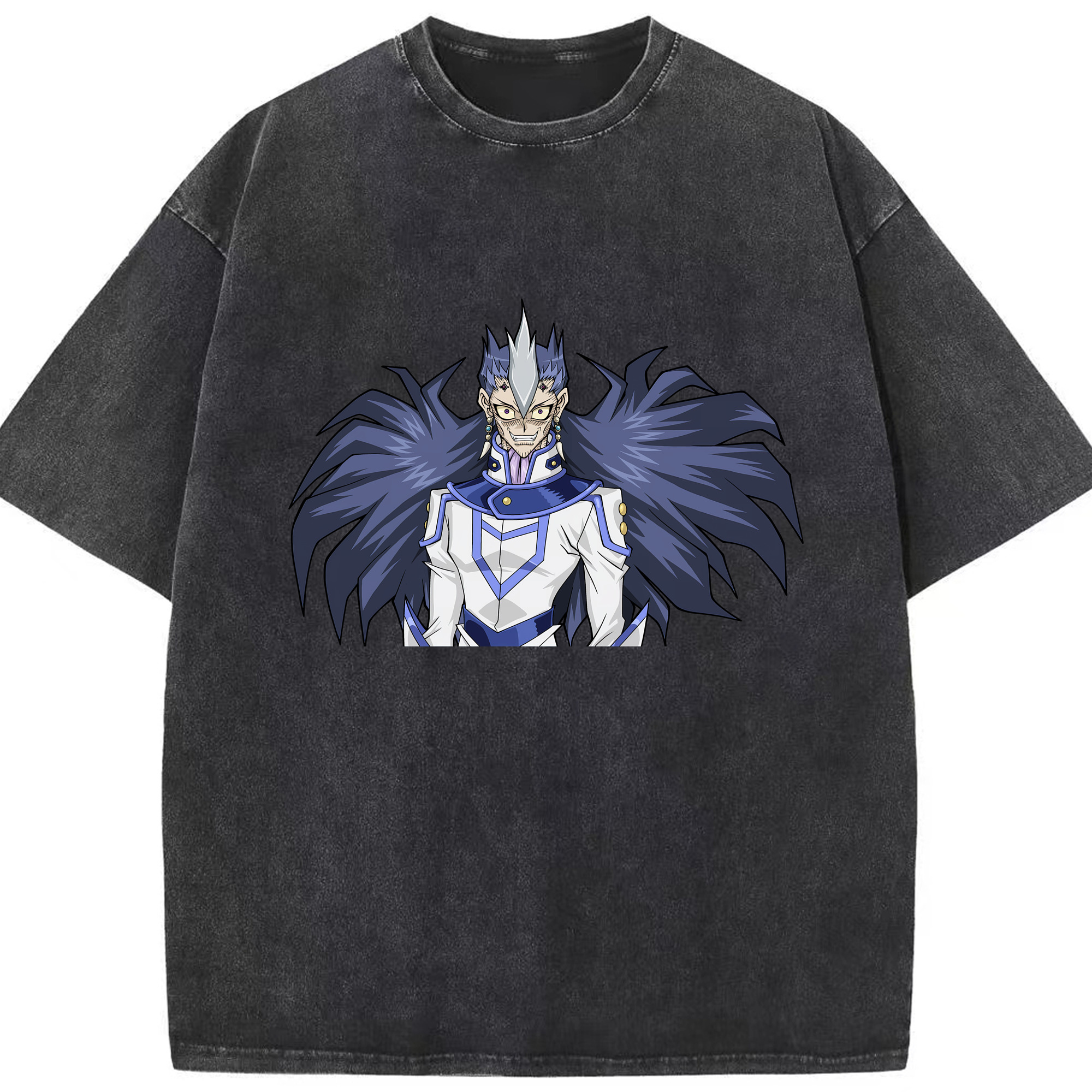 （画像用） 遊☆戯☆王 Yu-Gi-Oh! 綿100% ヴィンテージ風 半袖Tシャツ（フロントプリント）