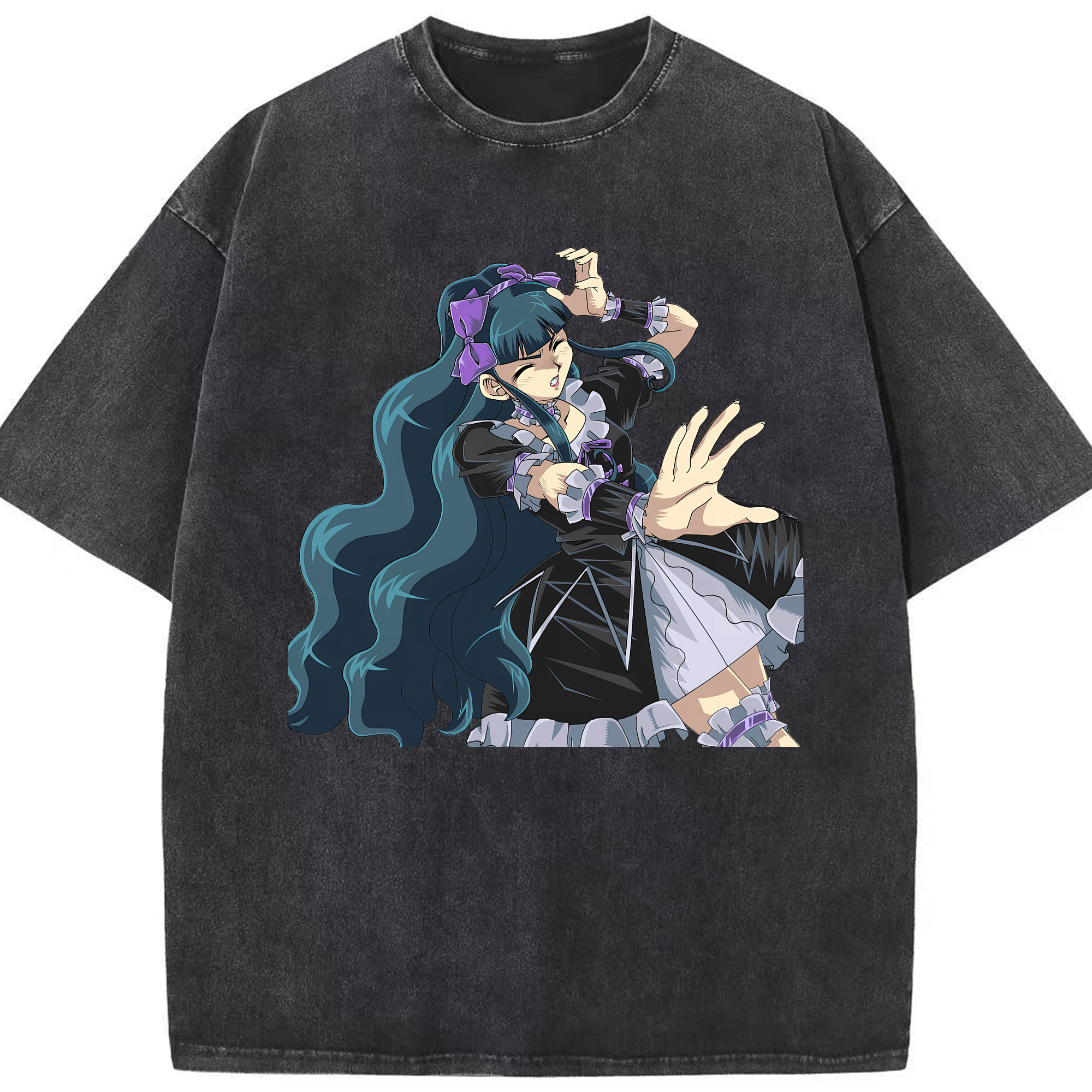 （画像用） 遊☆戯☆王 Yu-Gi-Oh! 綿100% ヴィンテージ風 半袖Tシャツ（フロントプリント）