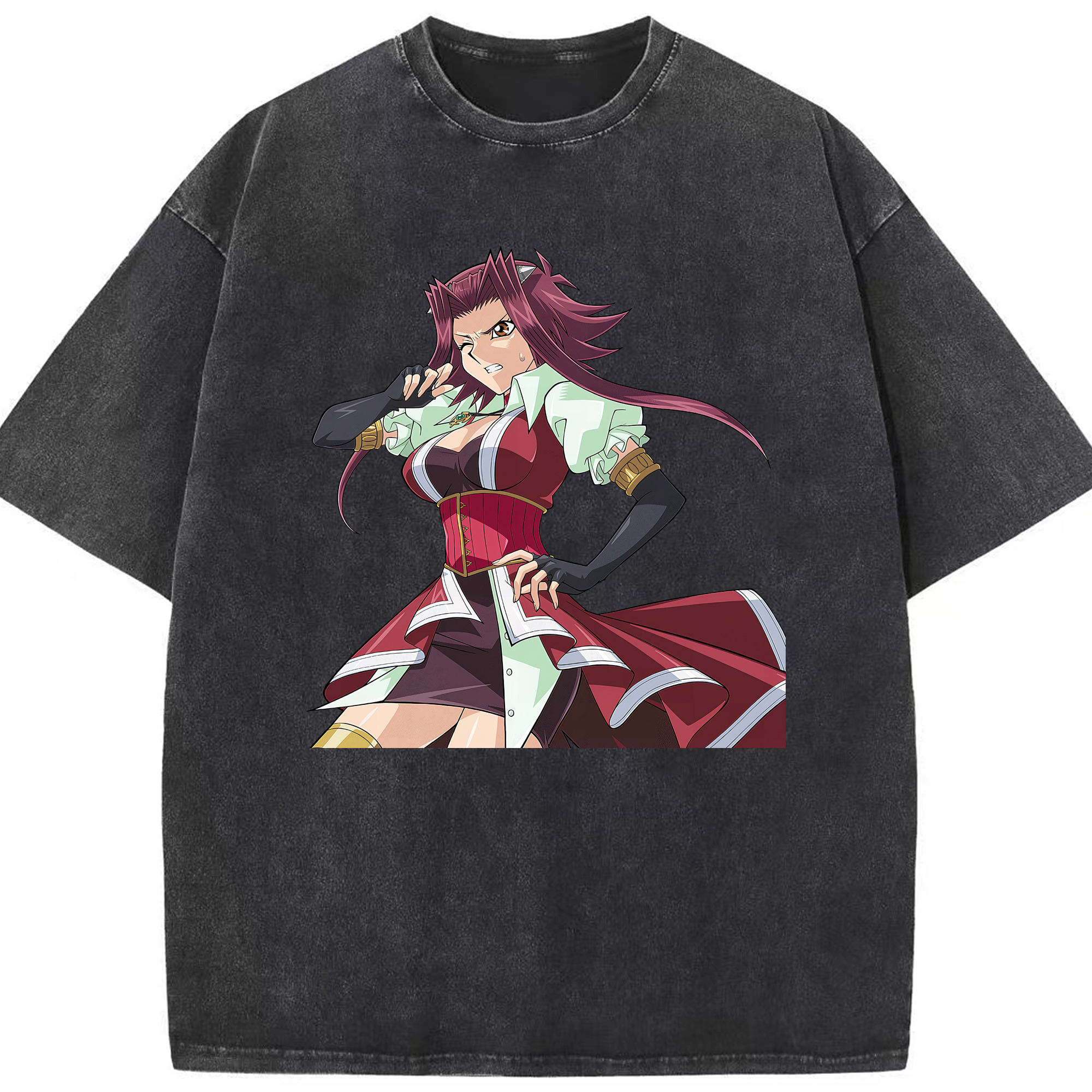 （画像用） 遊☆戯☆王 Yu-Gi-Oh! 綿100% ヴィンテージ風 半袖Tシャツ（フロントプリント）