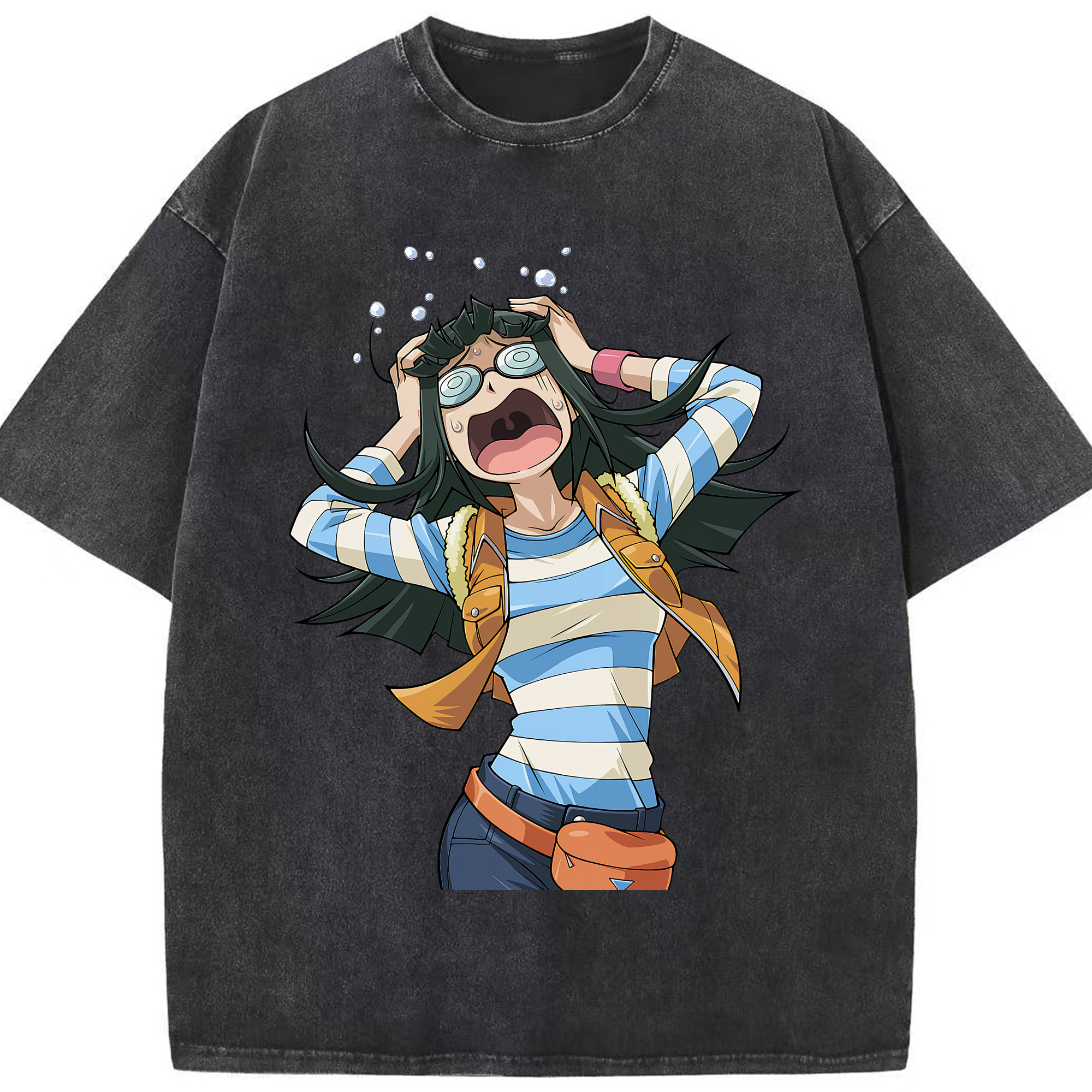 （画像用） 遊☆戯☆王 Yu-Gi-Oh! 綿100% ヴィンテージ風 半袖Tシャツ（フロントプリント）
