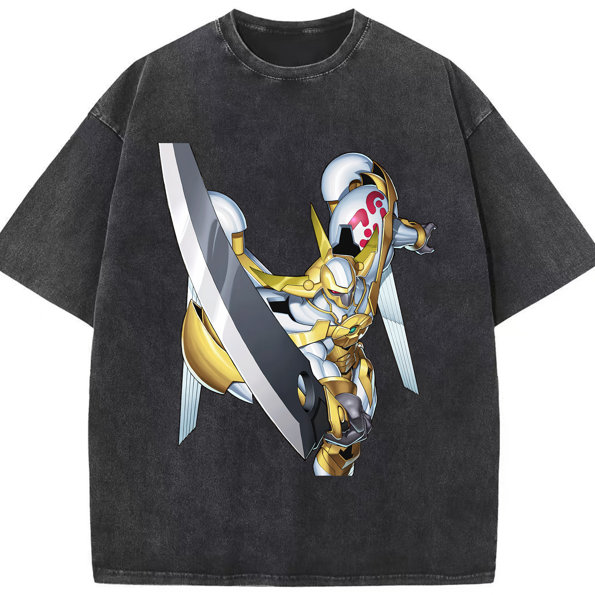 （画像用） 遊☆戯☆王 Yu-Gi-Oh! 綿100% ヴィンテージ風 半袖Tシャツ（フロントプリント）