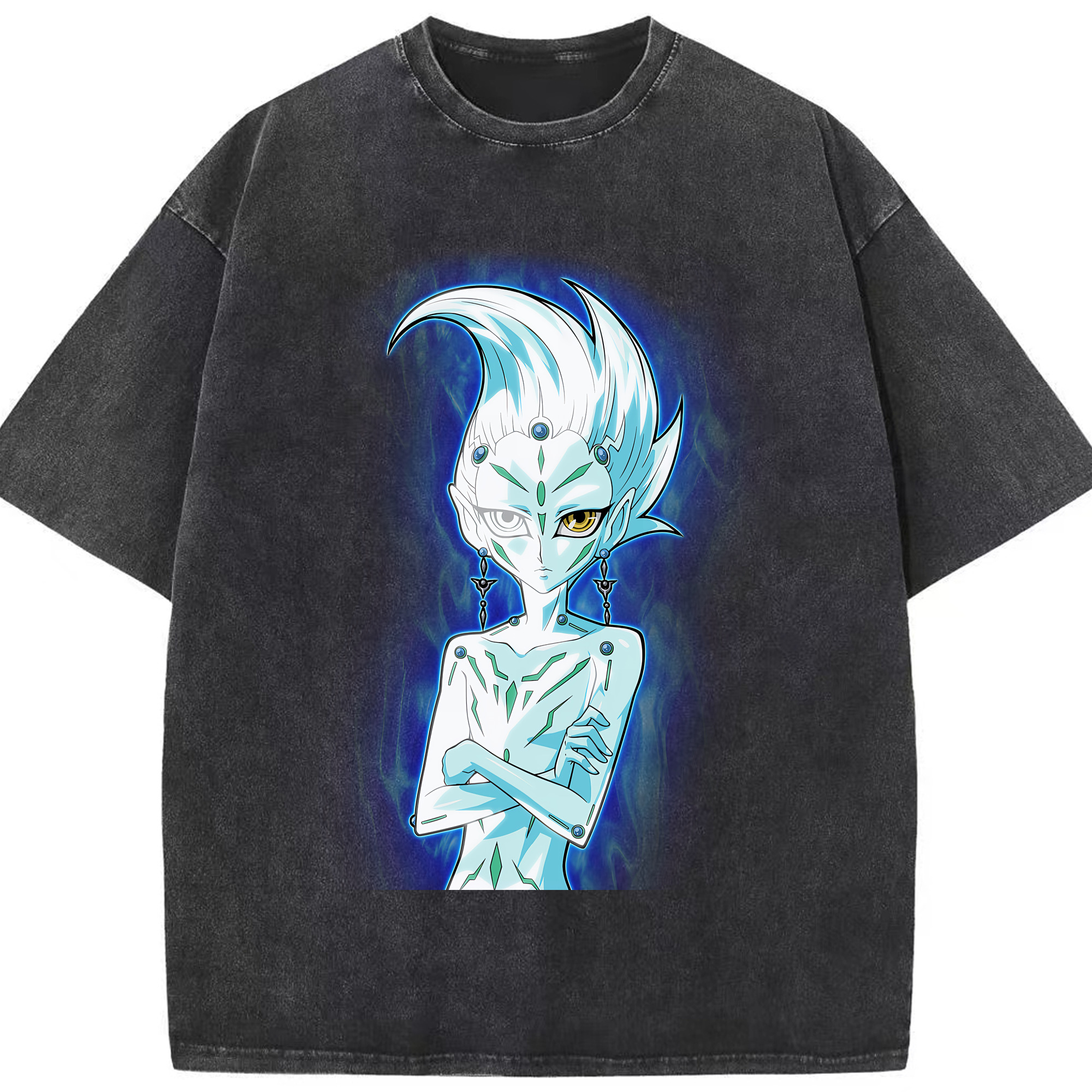 （画像用） 遊☆戯☆王 Yu-Gi-Oh! 綿100% ヴィンテージ風 半袖Tシャツ（フロントプリント）