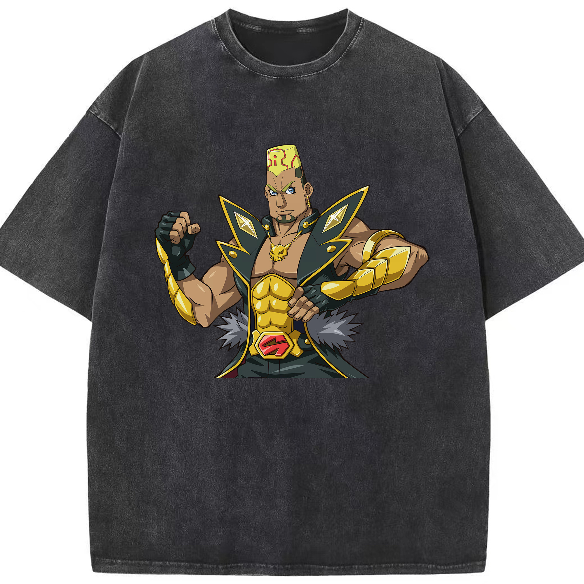 （画像用） 遊☆戯☆王 Yu-Gi-Oh! 綿100% ヴィンテージ風 半袖Tシャツ（フロントプリント）