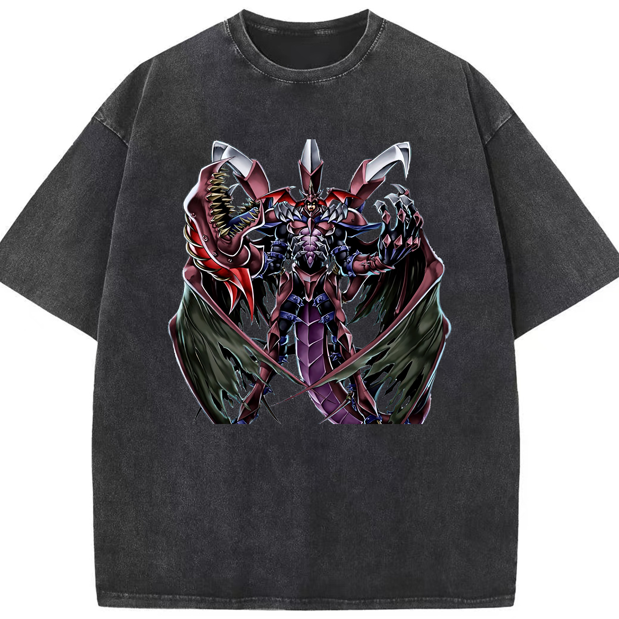 （画像用） 遊☆戯☆王 Yu-Gi-Oh! 綿100% ヴィンテージ風 半袖Tシャツ（フロントプリント）