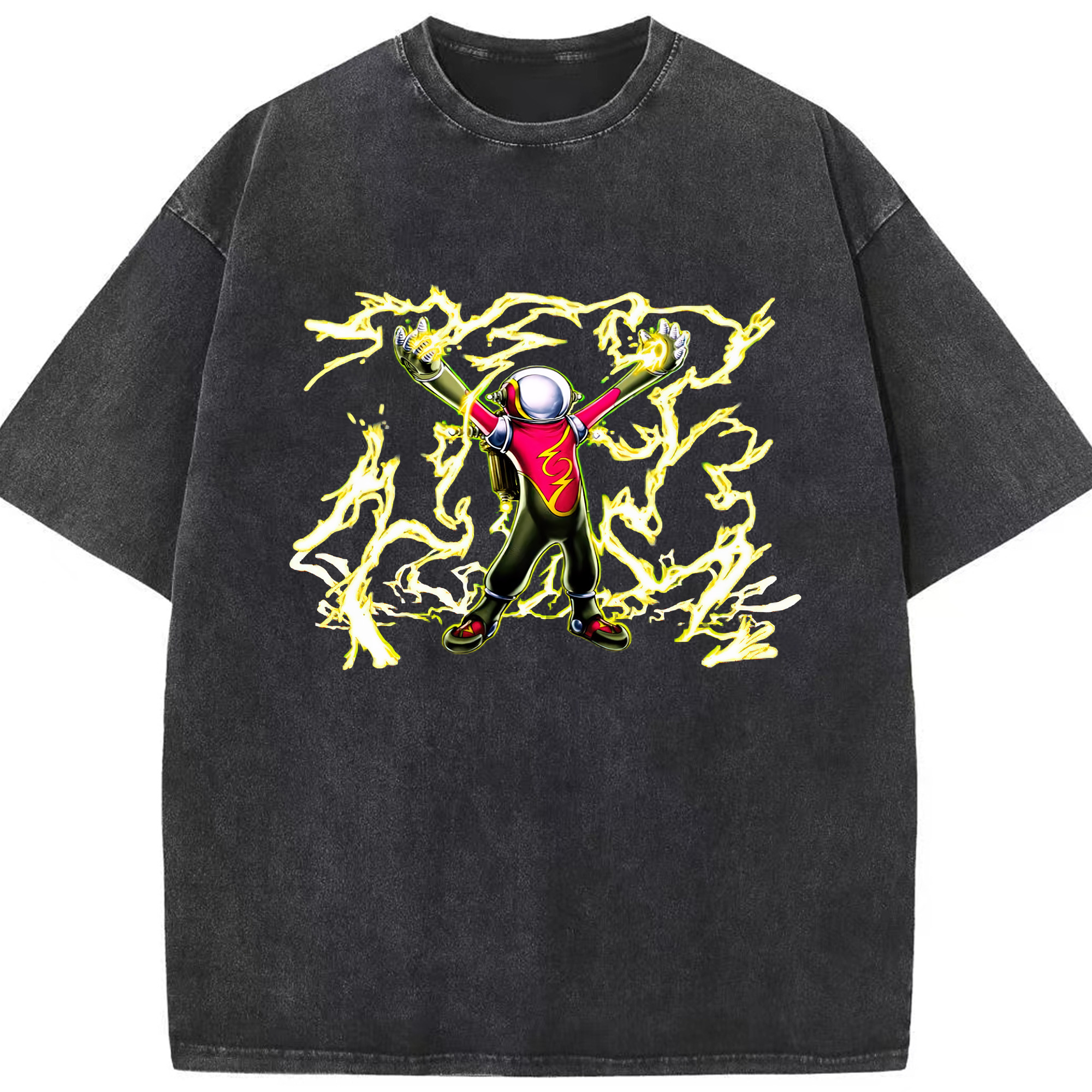 （画像用） 遊☆戯☆王 Yu-Gi-Oh! 綿100% ヴィンテージ風 半袖Tシャツ（フロントプリント）