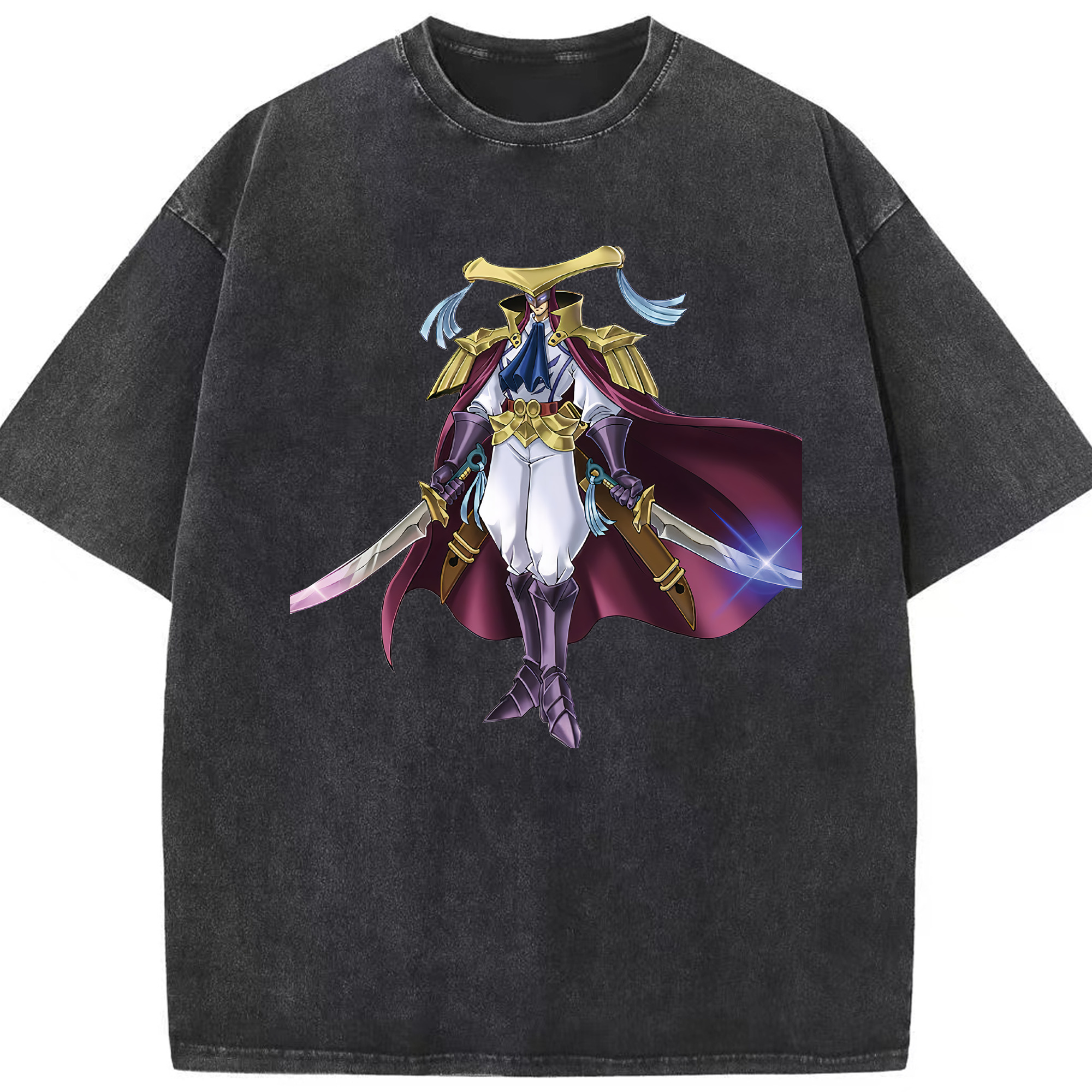（画像用） 遊☆戯☆王 Yu-Gi-Oh! 綿100% ヴィンテージ風 半袖Tシャツ（フロントプリント）