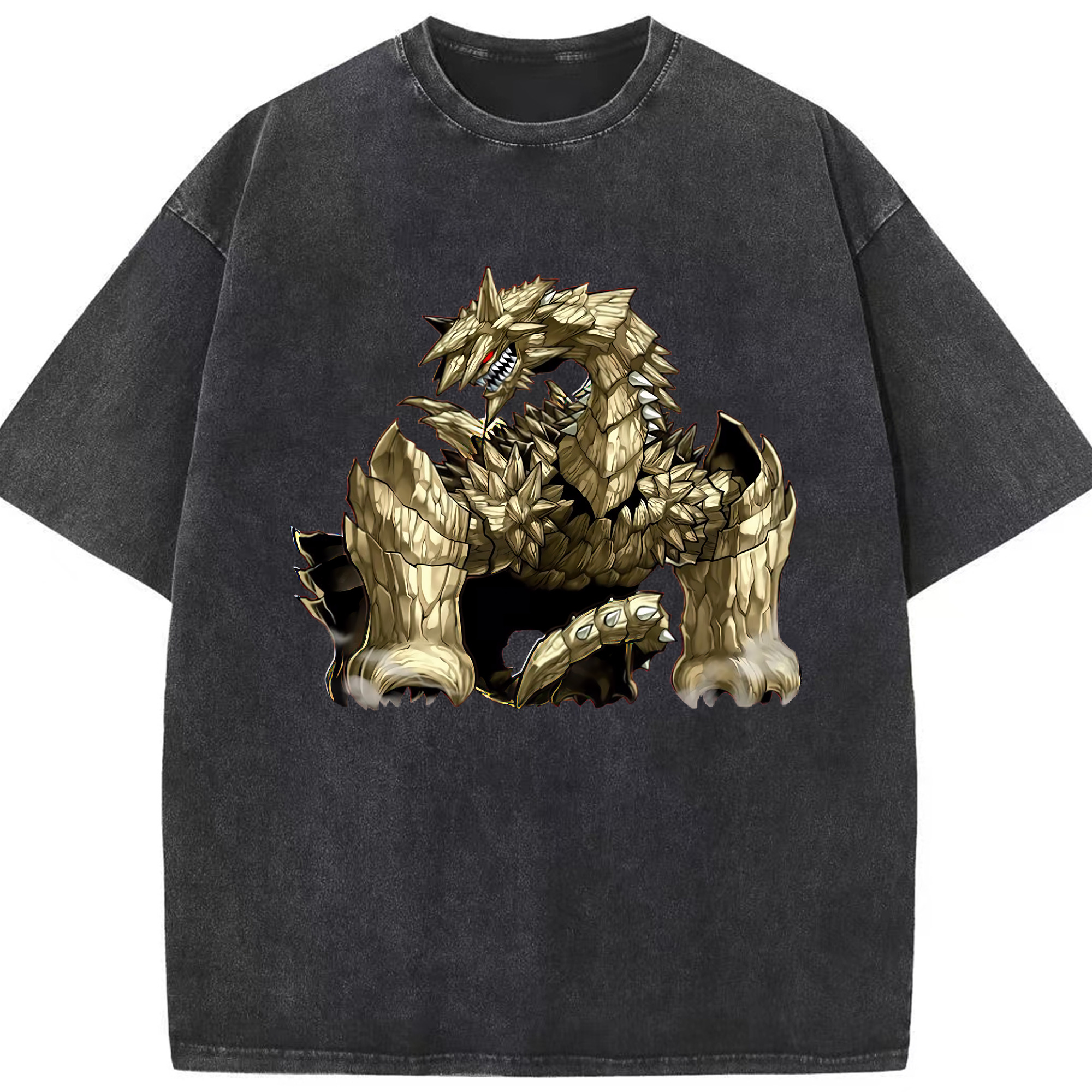 （画像用） 遊☆戯☆王 Yu-Gi-Oh! 綿100% ヴィンテージ風 半袖Tシャツ（フロントプリント）