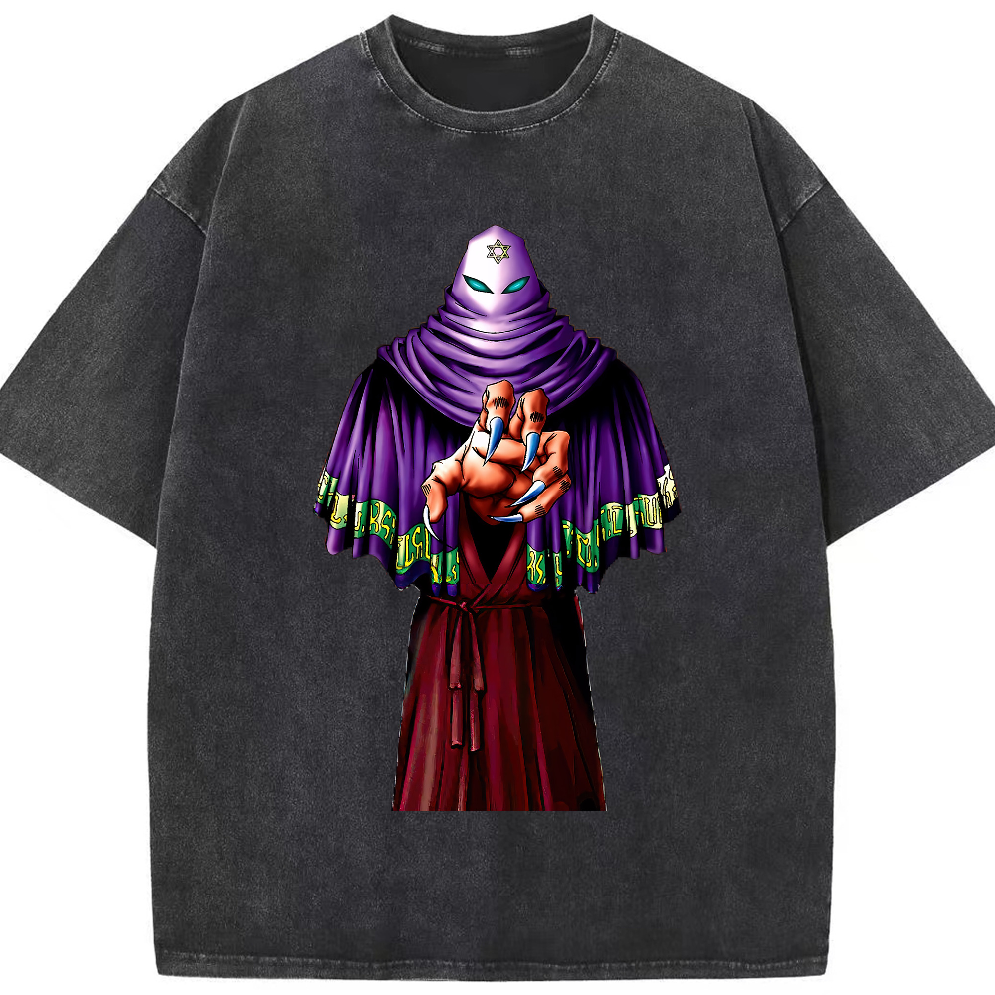 （画像用） 遊☆戯☆王 Yu-Gi-Oh! 綿100% ヴィンテージ風 半袖Tシャツ（フロントプリント）