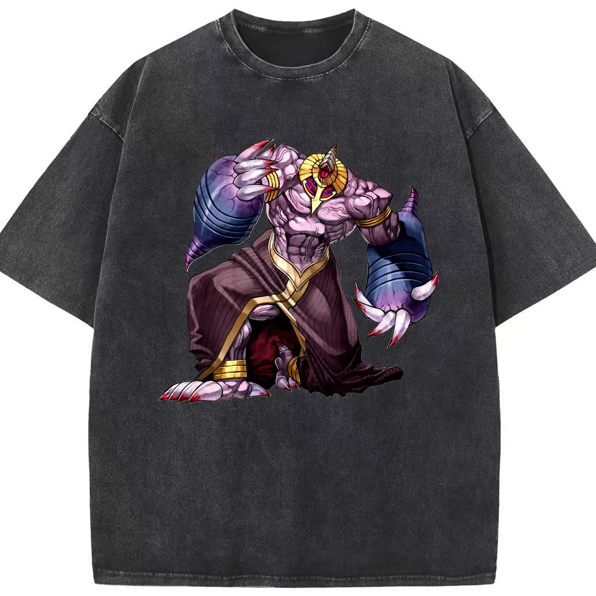 （画像用） 遊☆戯☆王 Yu-Gi-Oh! 綿100% ヴィンテージ風 半袖Tシャツ（フロントプリント）