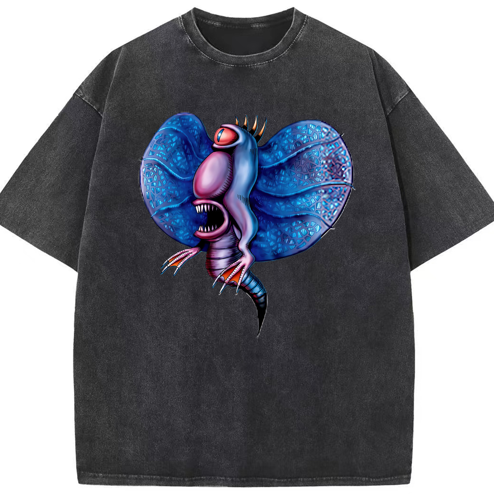 （画像用） 遊☆戯☆王 Yu-Gi-Oh! 綿100% ヴィンテージ風 半袖Tシャツ（フロントプリント）