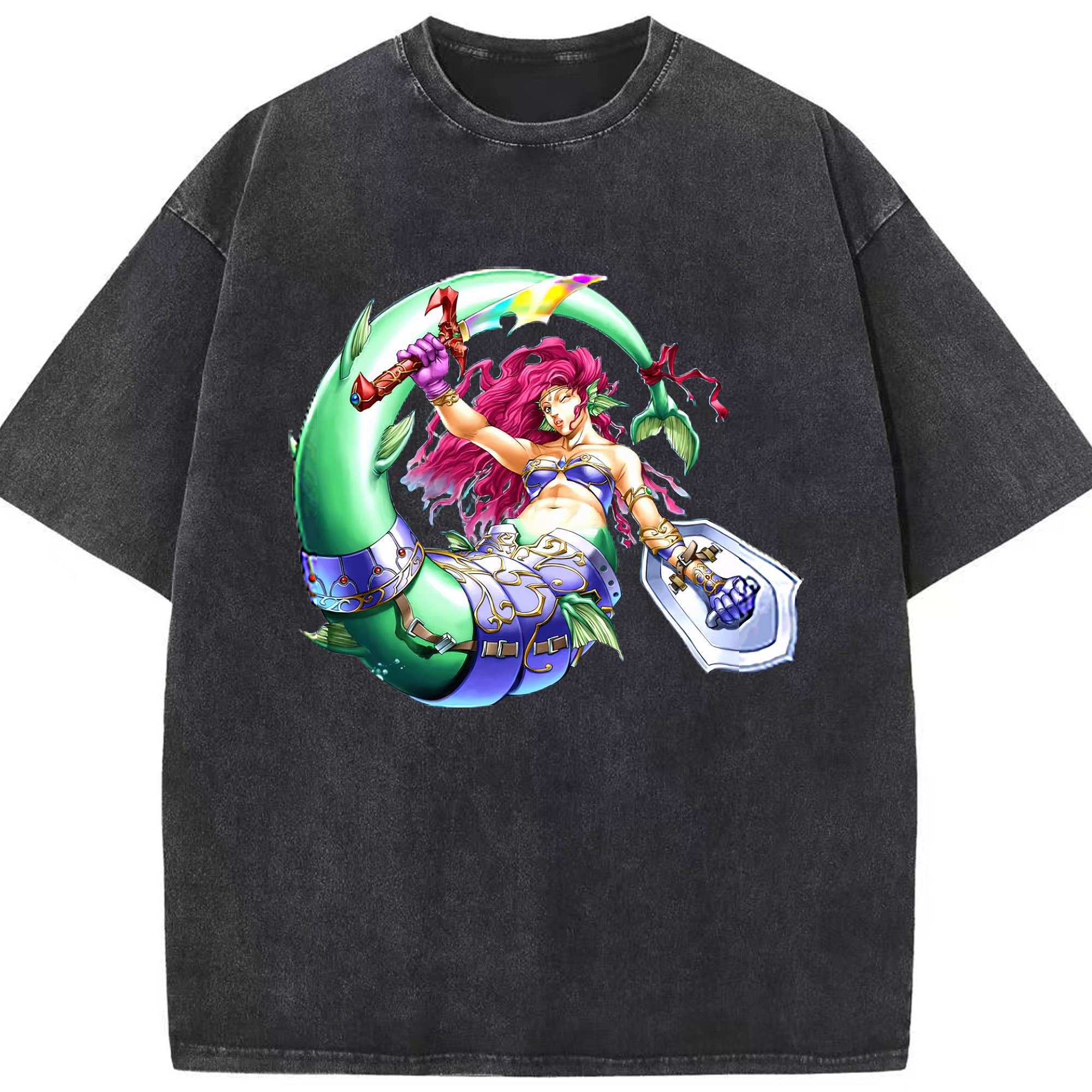 （画像用） 遊☆戯☆王 Yu-Gi-Oh! 綿100% ヴィンテージ風 半袖Tシャツ（フロントプリント）