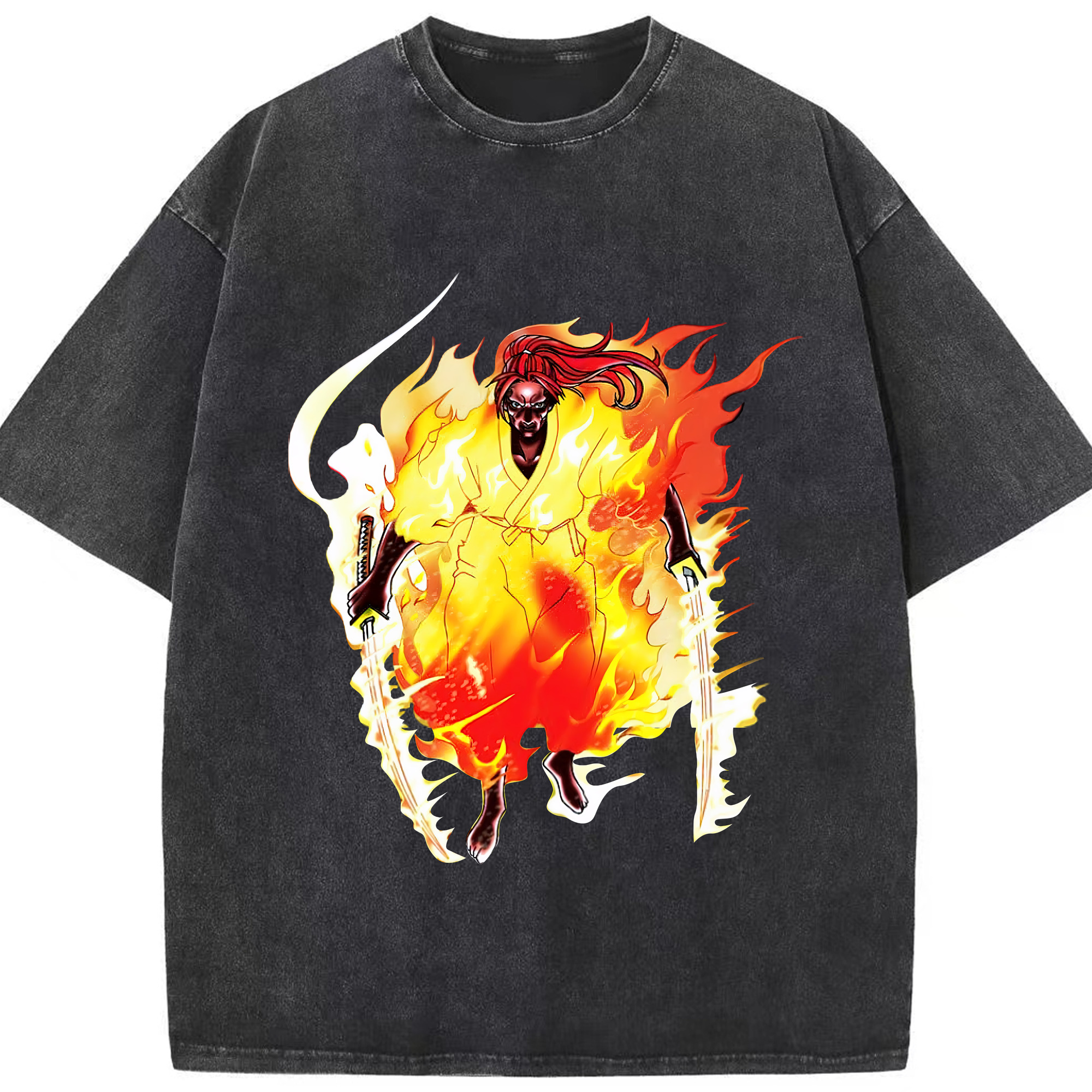 （画像用） 遊☆戯☆王 Yu-Gi-Oh! 綿100% ヴィンテージ風 半袖Tシャツ（フロントプリント）