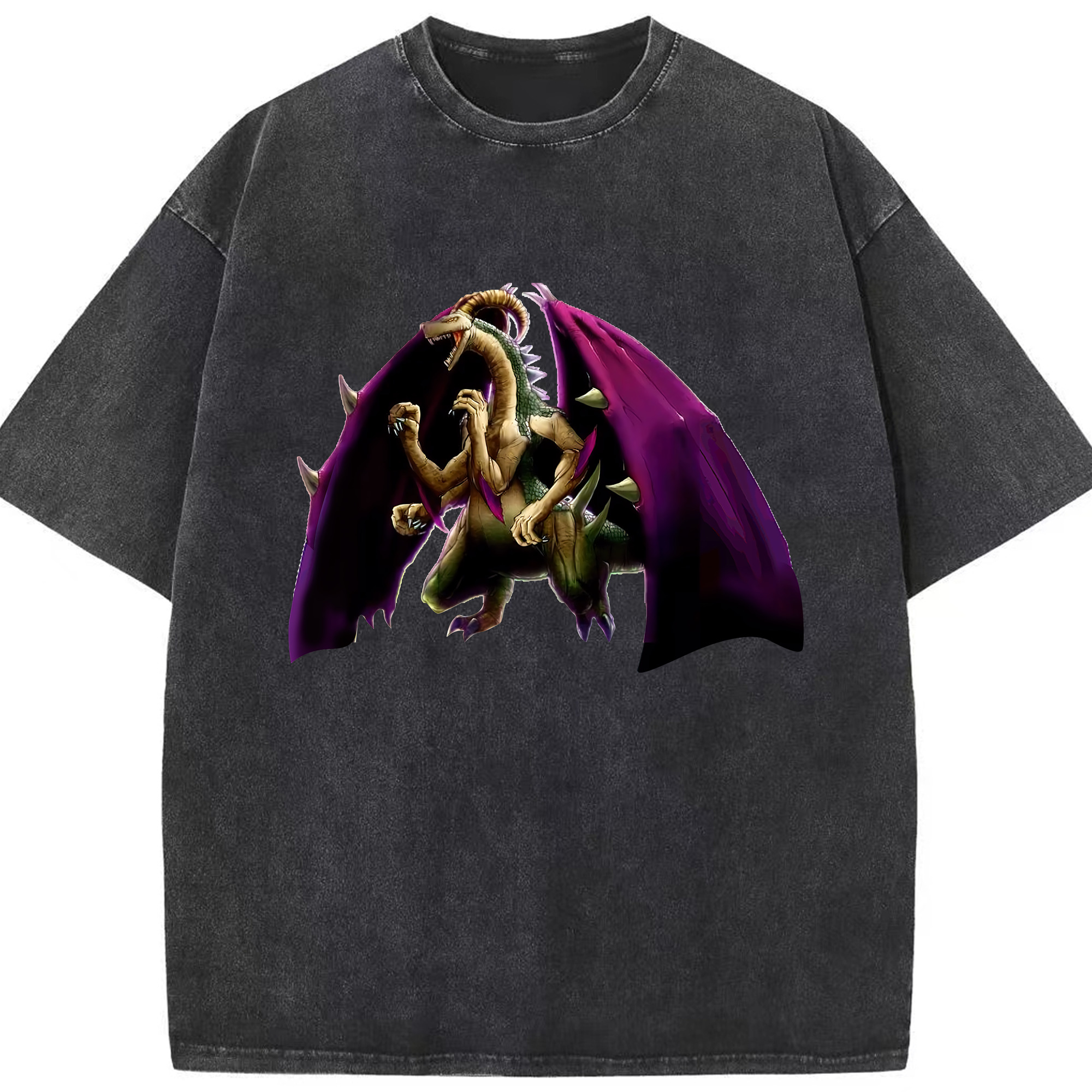 （画像用） 遊☆戯☆王 Yu-Gi-Oh! 綿100% ヴィンテージ風 半袖Tシャツ（フロントプリント）
