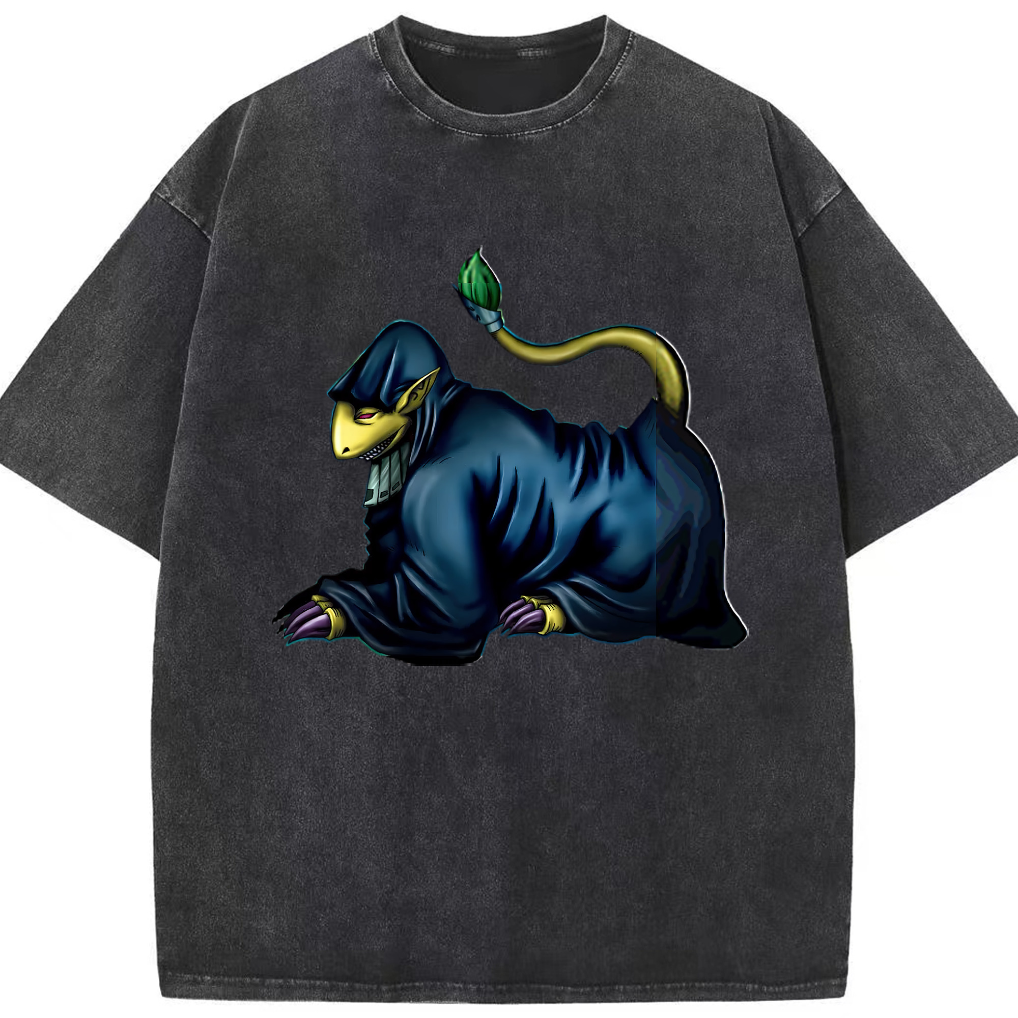 （画像用） 遊☆戯☆王 Yu-Gi-Oh! 綿100% ヴィンテージ風 半袖Tシャツ（フロントプリント）