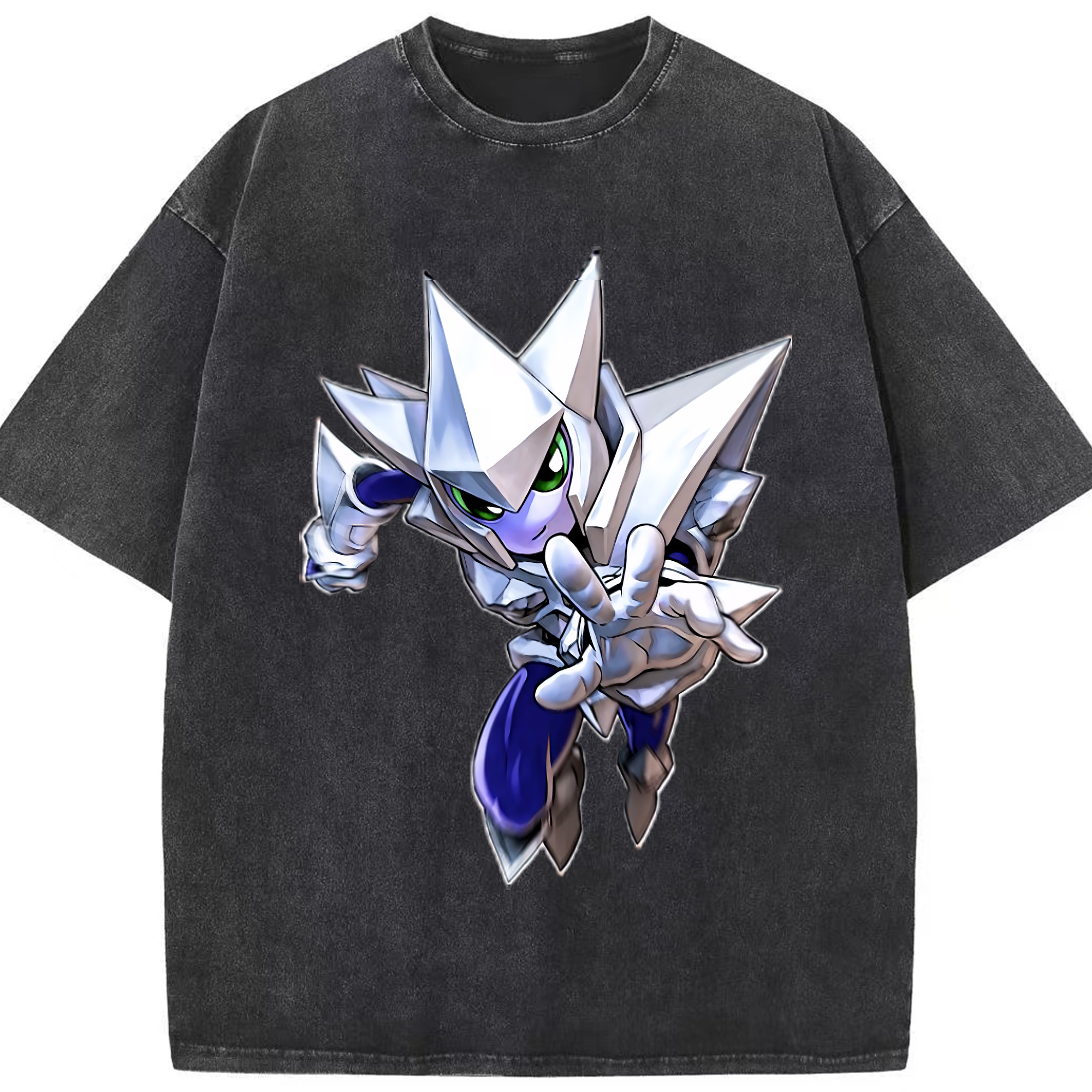 （画像用） 遊☆戯☆王 Yu-Gi-Oh! 綿100% ヴィンテージ風 半袖Tシャツ（フロントプリント）