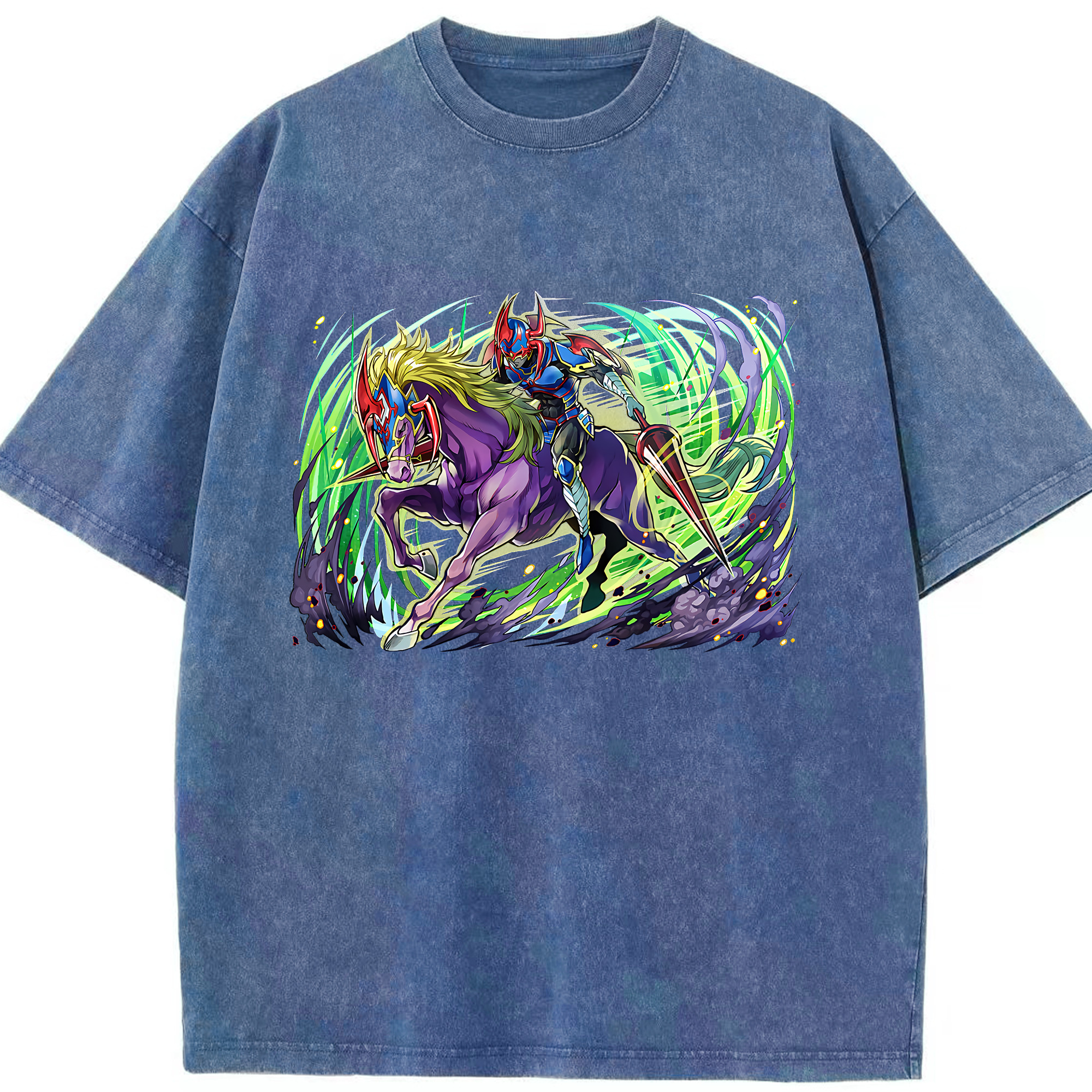 （画像用） 遊☆戯☆王 Yu-Gi-Oh! 綿100% ヴィンテージ風 半袖Tシャツ（フロントプリント）