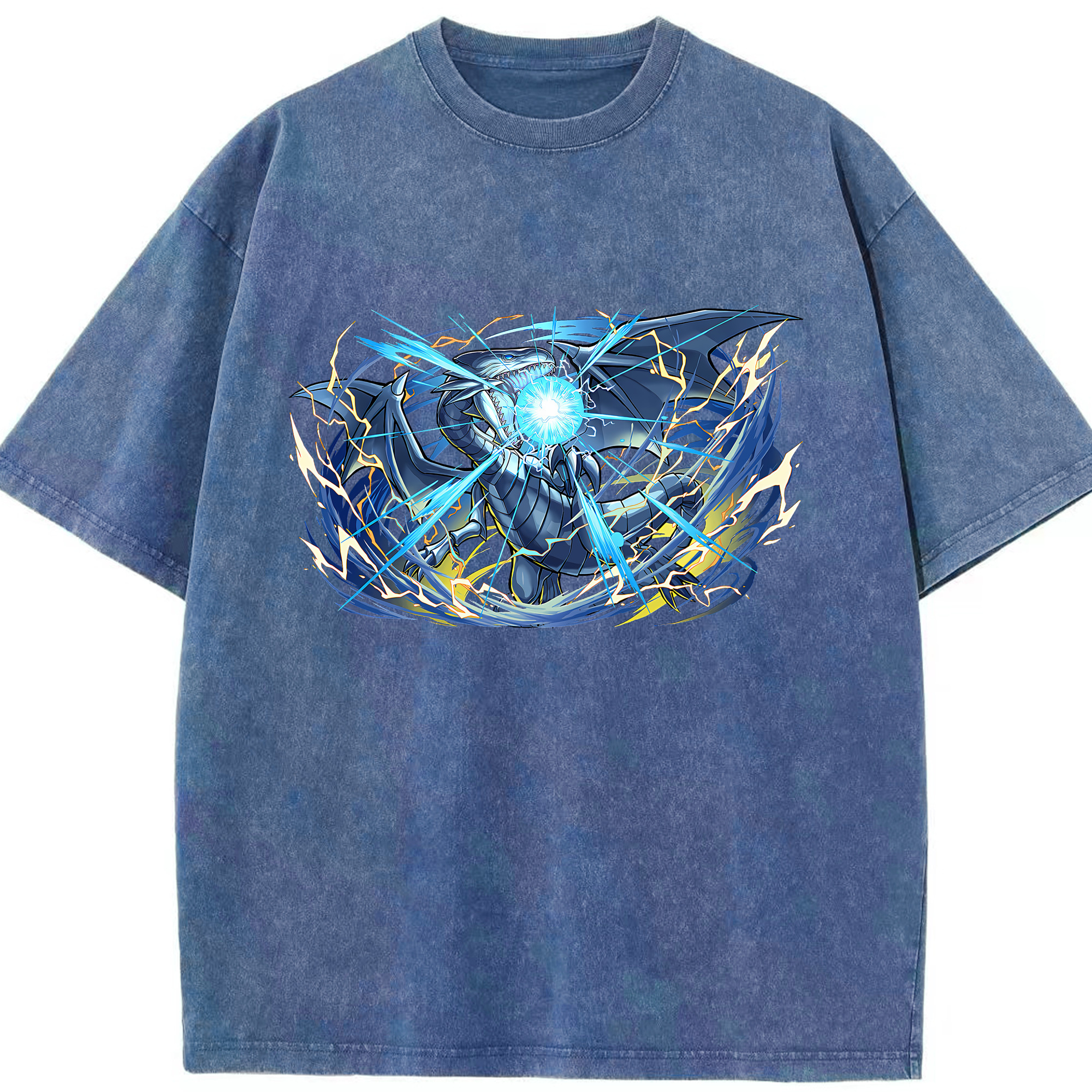 （画像用） 遊☆戯☆王 Yu-Gi-Oh! 綿100% ヴィンテージ風 半袖Tシャツ（フロントプリント）