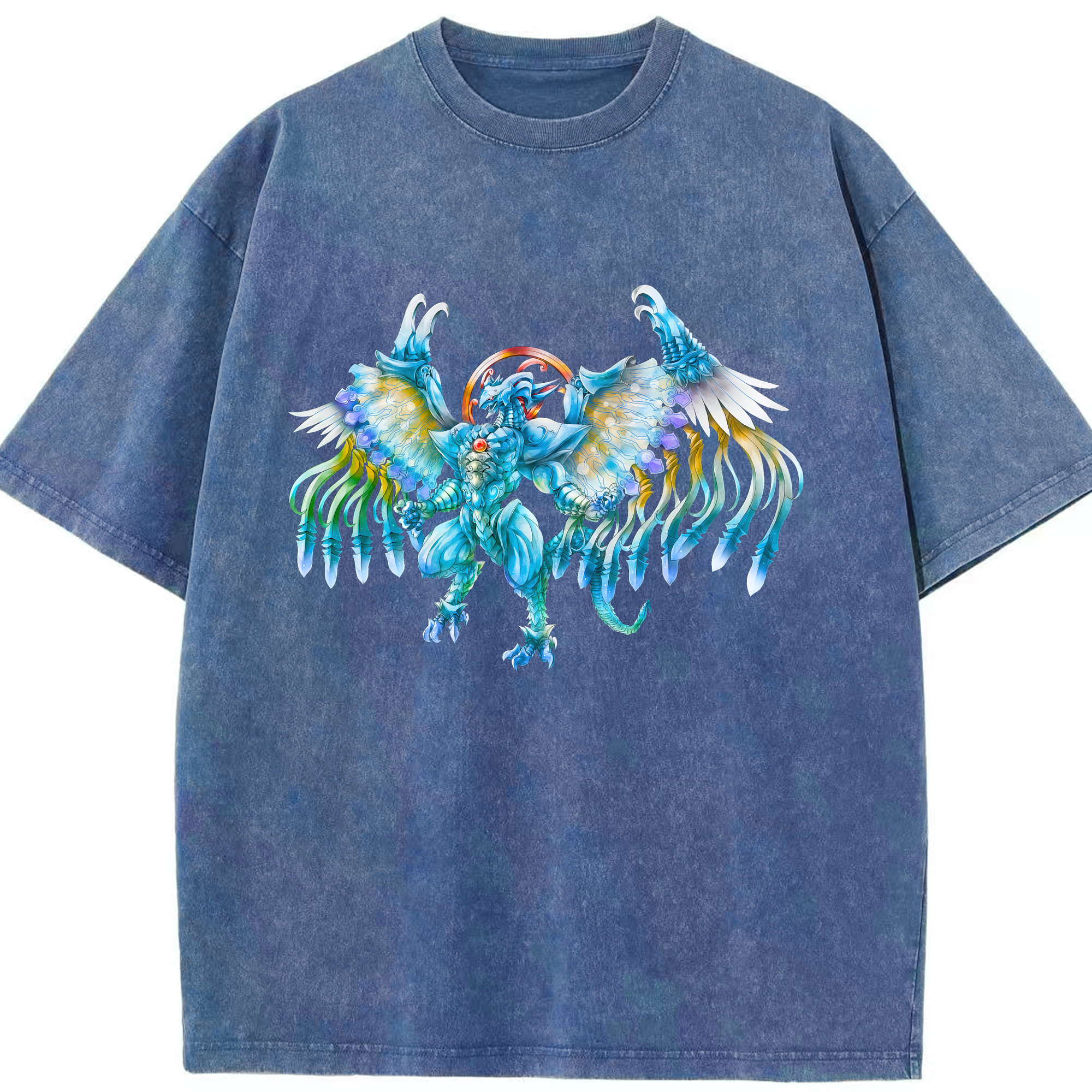 （画像用） 遊☆戯☆王 Yu-Gi-Oh! 綿100% ヴィンテージ風 半袖Tシャツ（フロントプリント）